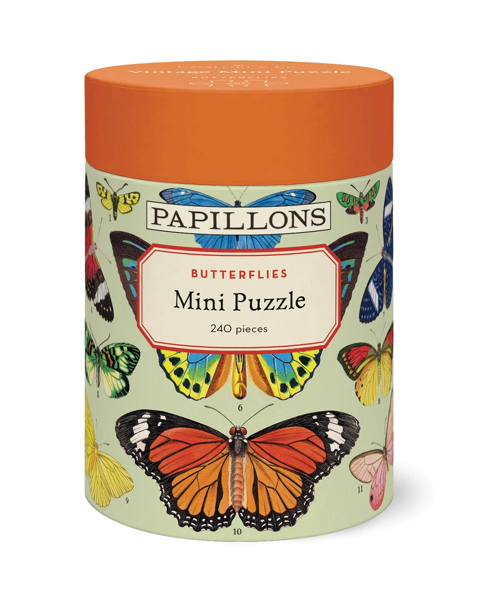 Cavallini Puzzle Mini 240PC Butterflies