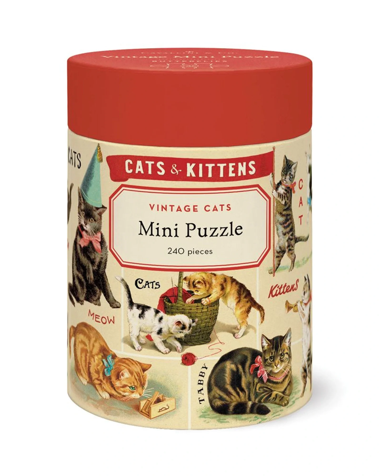Cavallini Puzzle Mini 240PC Vintage Cats