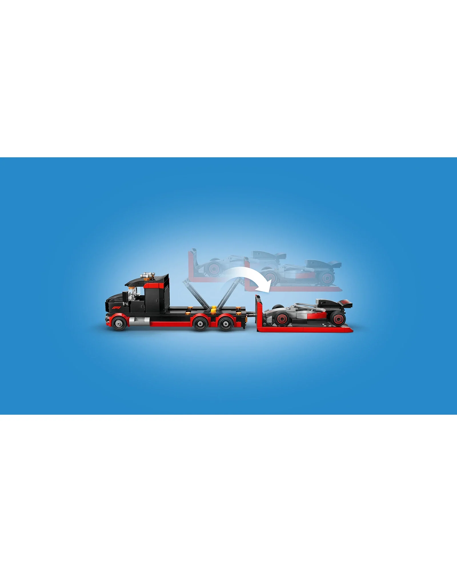 60493 F1® Display Truck with Audi F1® Race Car - Image 10