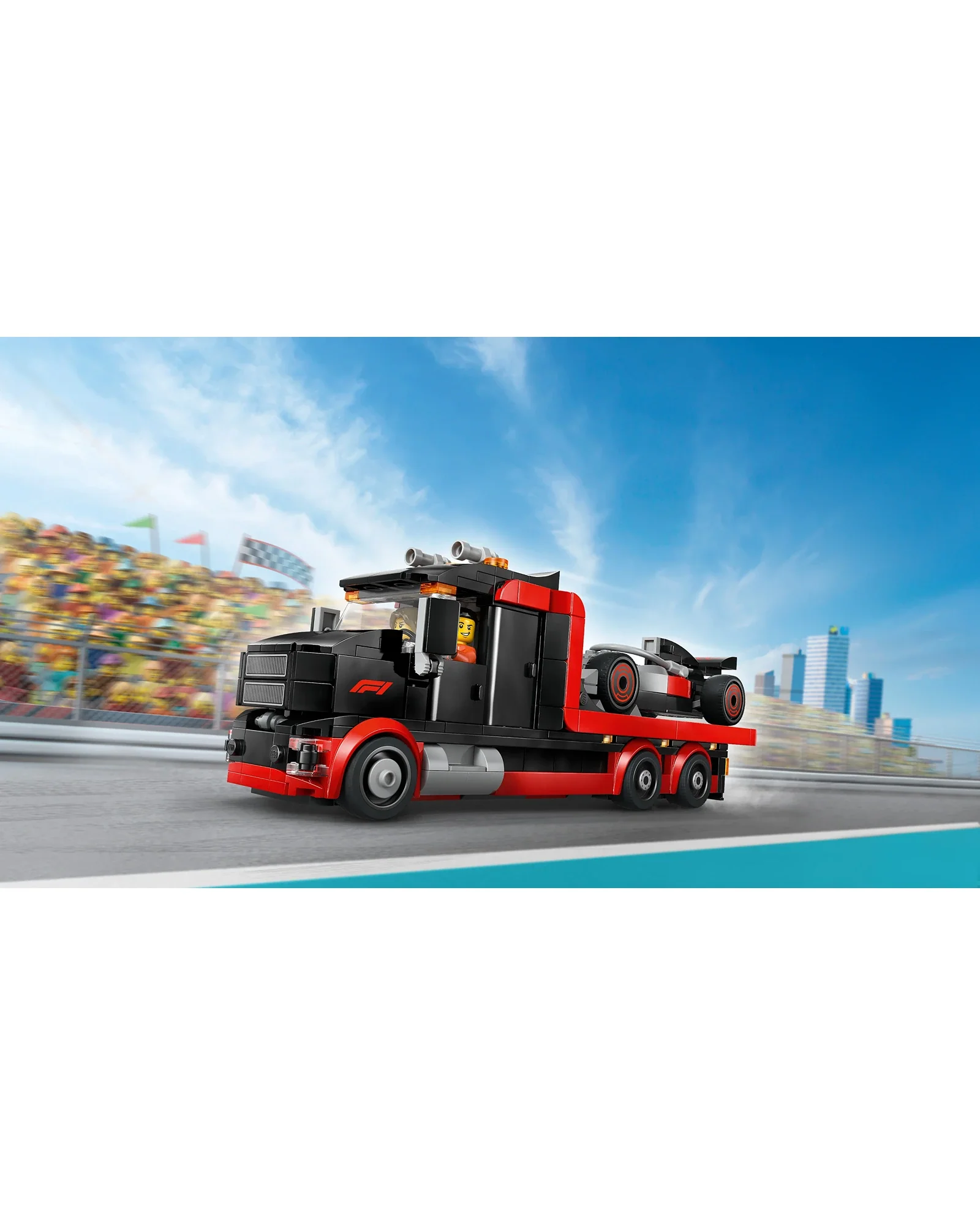 60493 F1® Display Truck with Audi F1® Race Car - Image 9