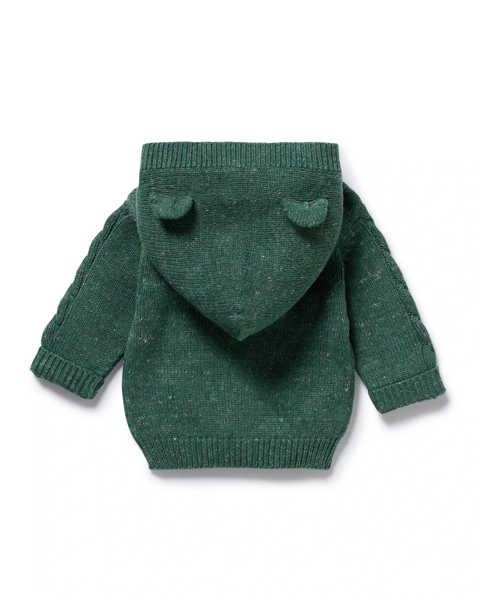 Clover Organic Knitted Cable Jacket 0-3 mths - Image 2
