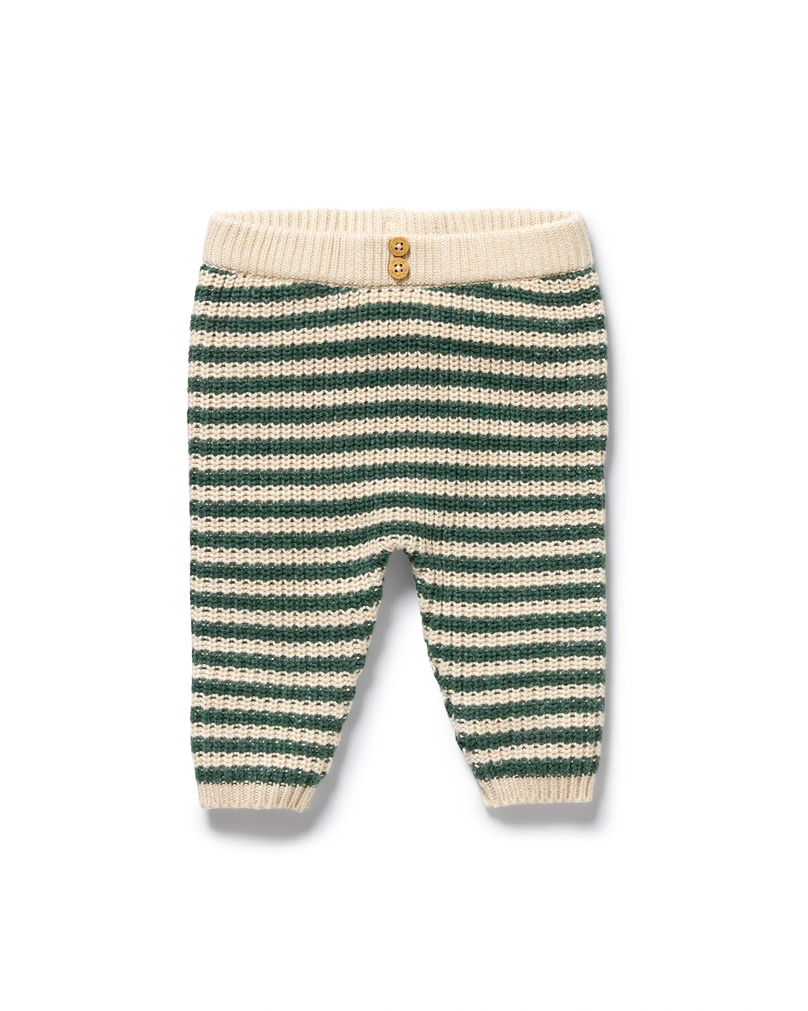 Clover Organic Knitted Stripe Legging 0-3 mths - Image 2