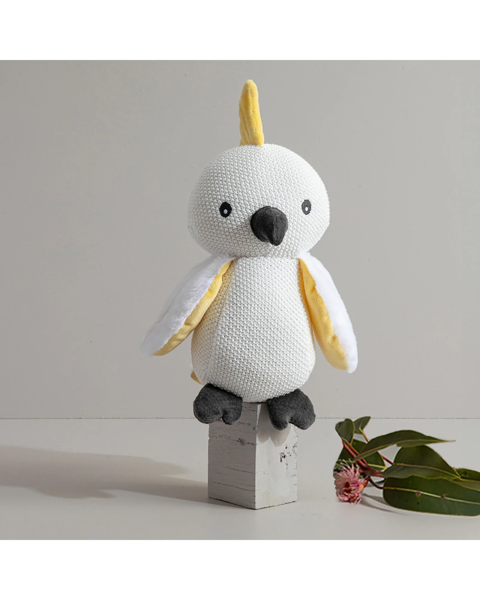 Colin the Cockatoo Knitted Toy - Image 3