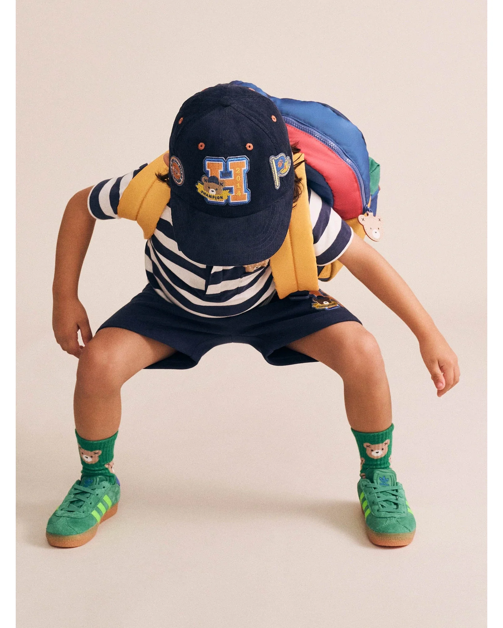 Collegiate Hux Cord Cap - Navy