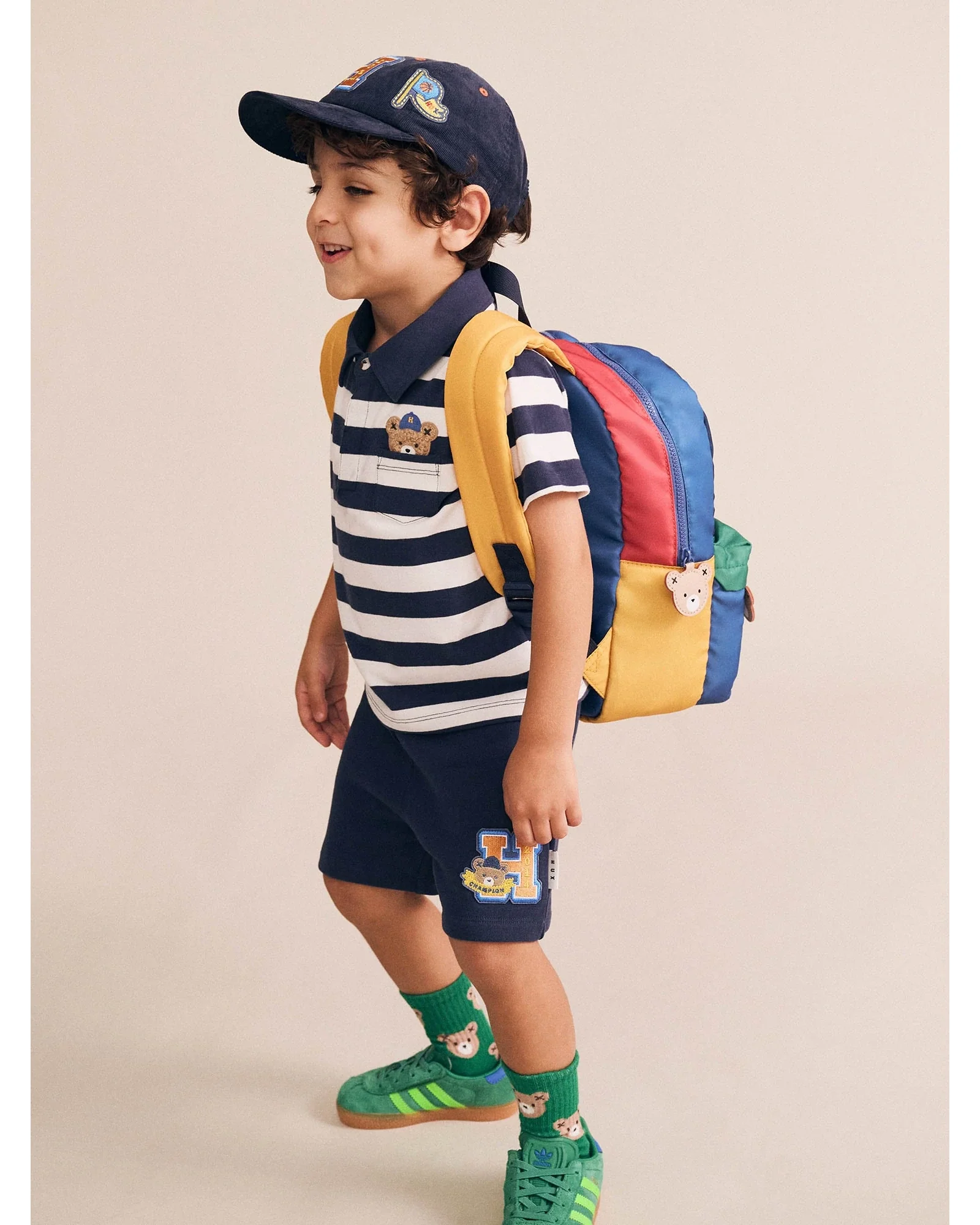 Collegiate Hux Cord Cap - Navy - Image 2