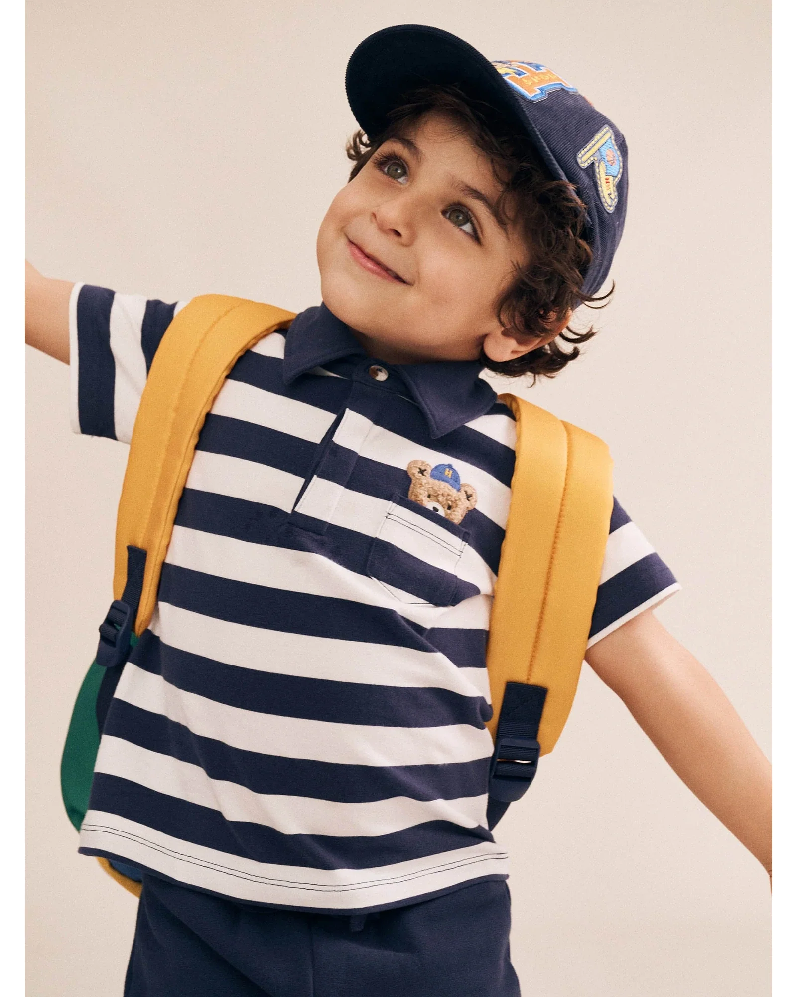 Collegiate Hux Cord Cap - Navy - Image 3