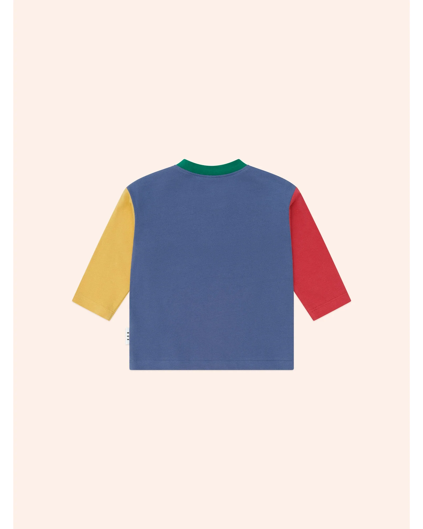 Colour Block Construction Top - Vintage Blue 6-12M - Image 4