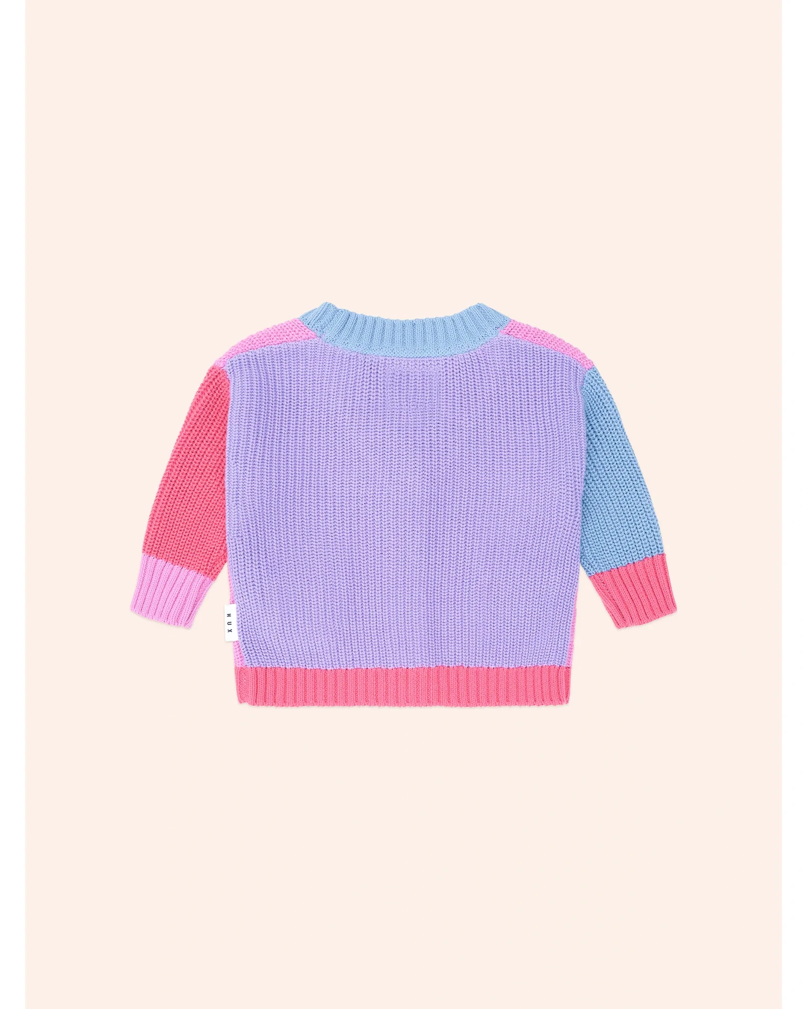 Colour Block Huxette Cardi - Strawberry Multi 3-6M - Image 5