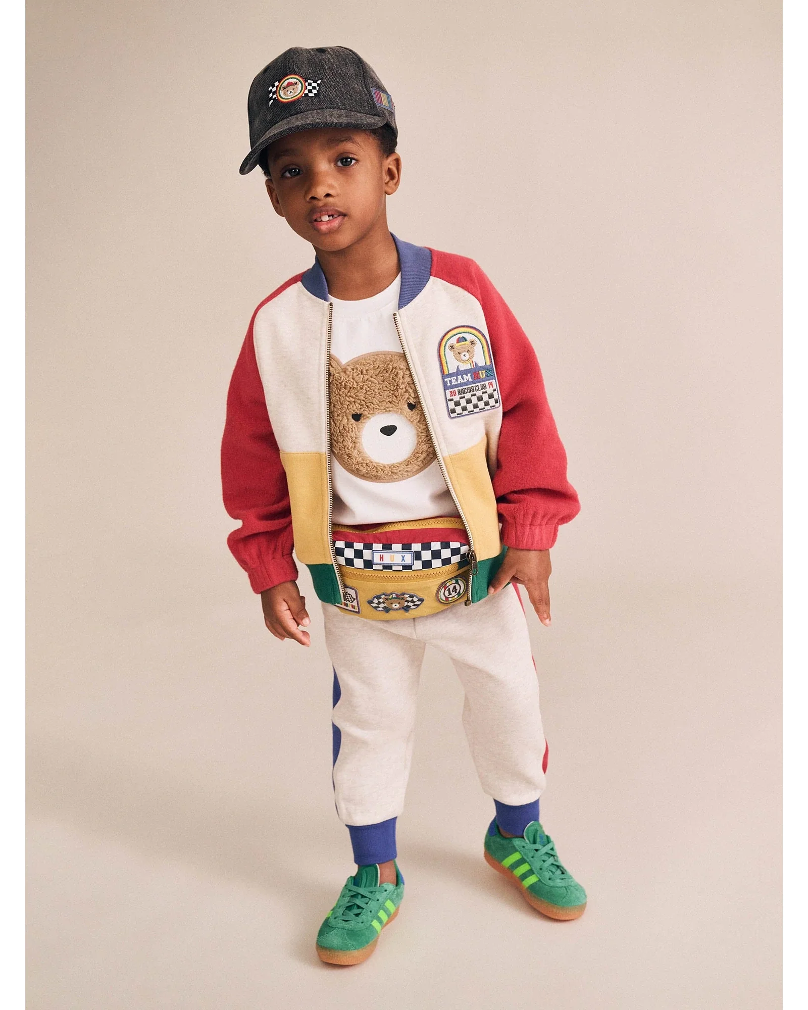 Colour Block Splice Trackpant - Multi 1Yr - Image 2