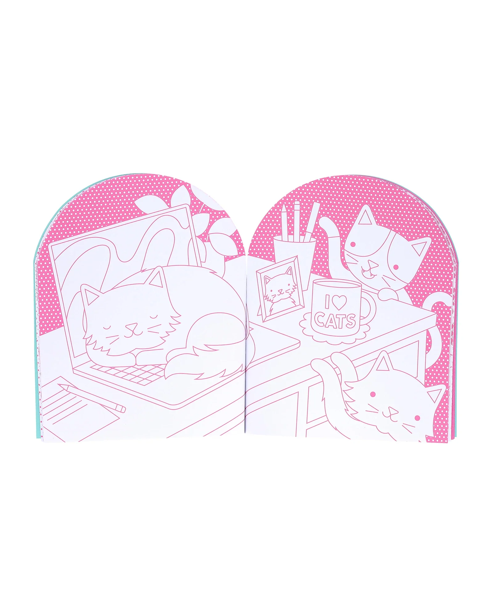 Colouring Book with Sticker Cats - Image 2