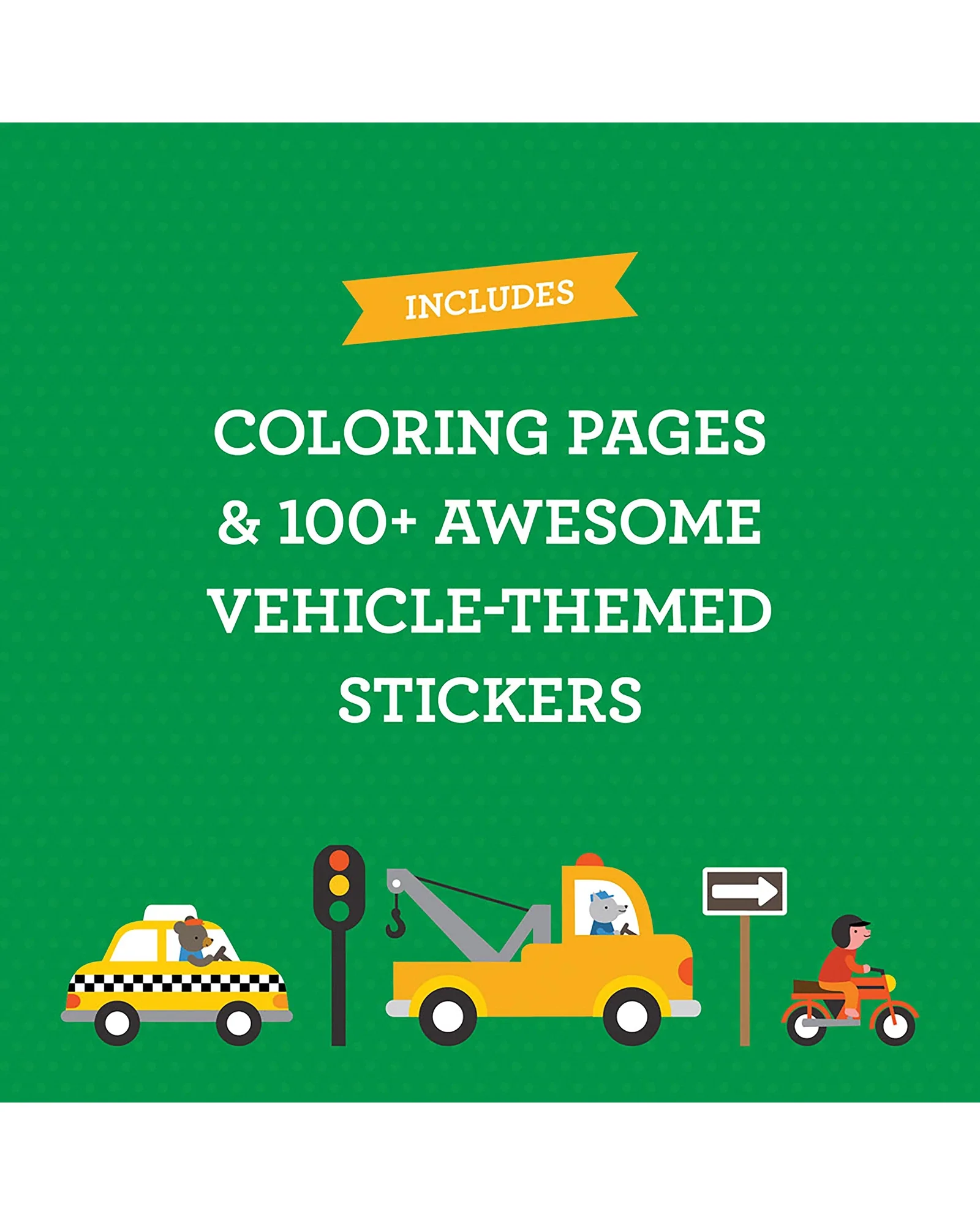 Colouring Book with Stickers Vehicles - Image 5