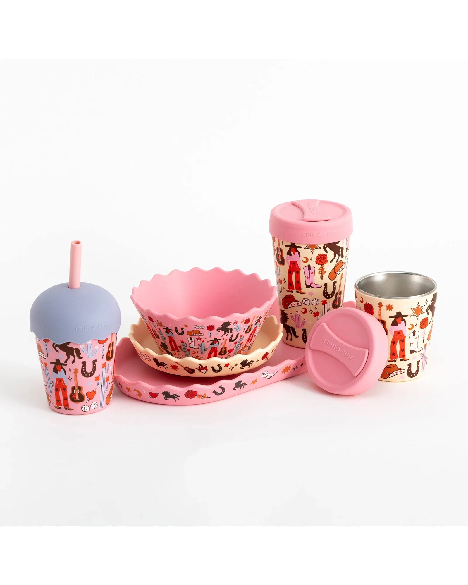 Cowgirl Mini Smoothie Cup & Straw 200ml - Image 5