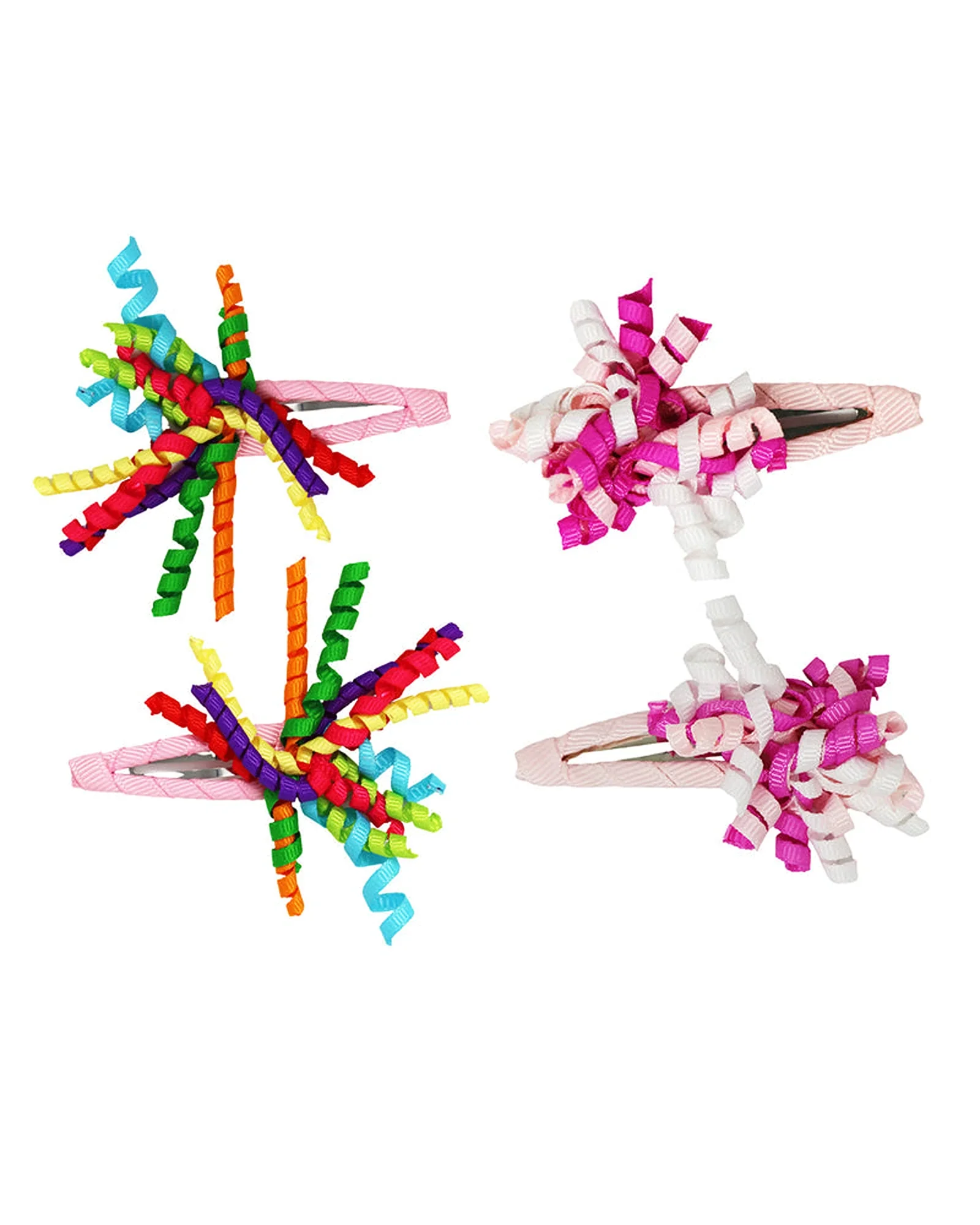 Curly Ribbon Hair Clip - Assorted - Image 3