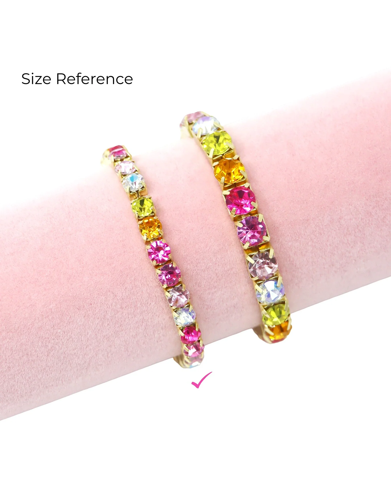 Dainty Luxury Bejewelled Bracelet - Assorted - Image 8
