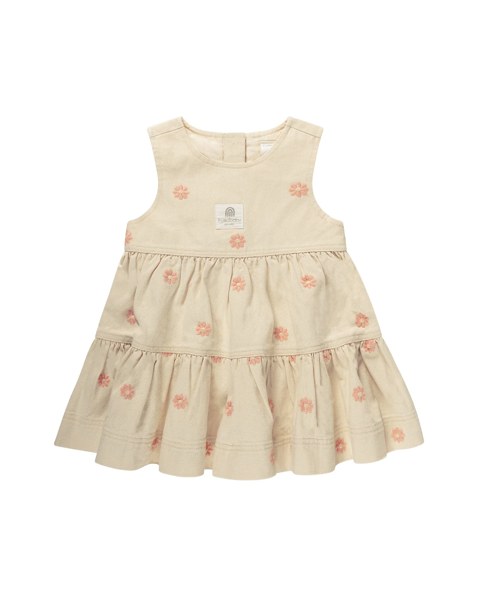 Denim Dress - Denim Floral Size 1 - Image 6