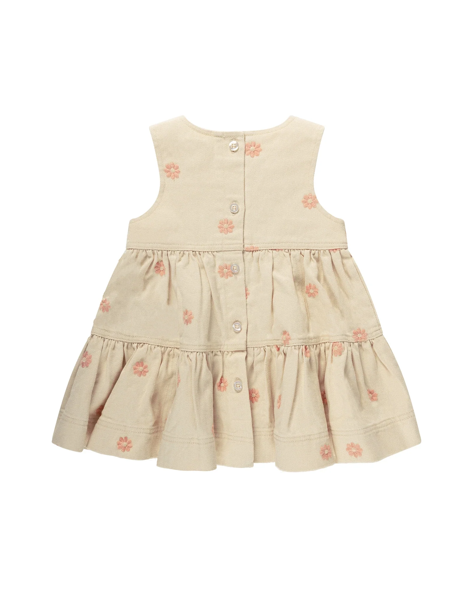 Denim Dress - Denim Floral Size 1 - Image 7