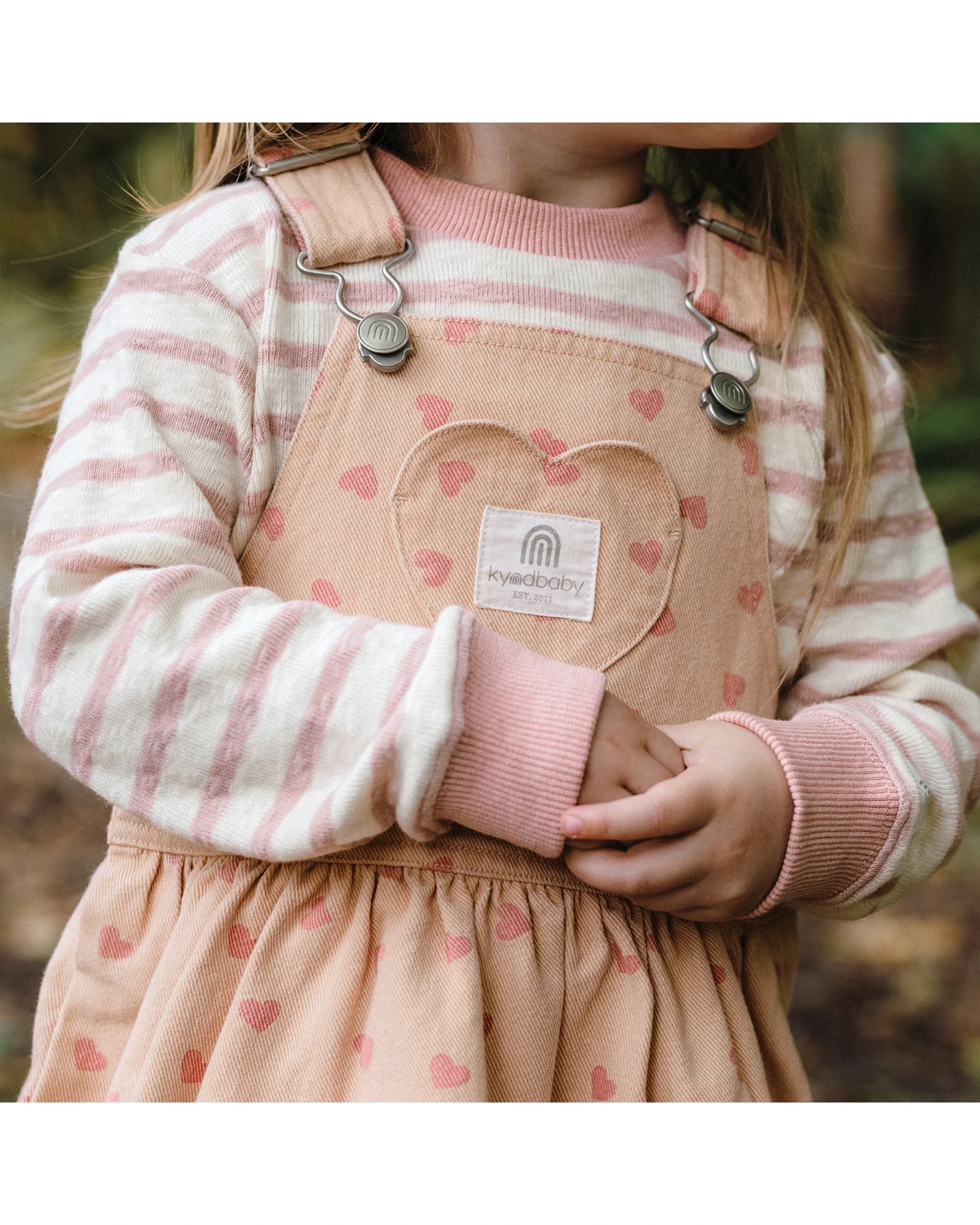 Denim Pinafore - PINK DENIM Size 2 - Image 5