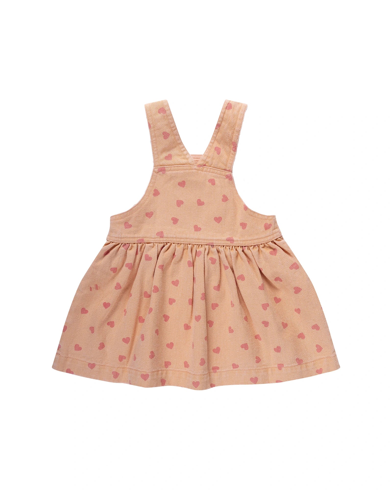 Denim Pinafore - PINK DENIM Size 2 - Image 7