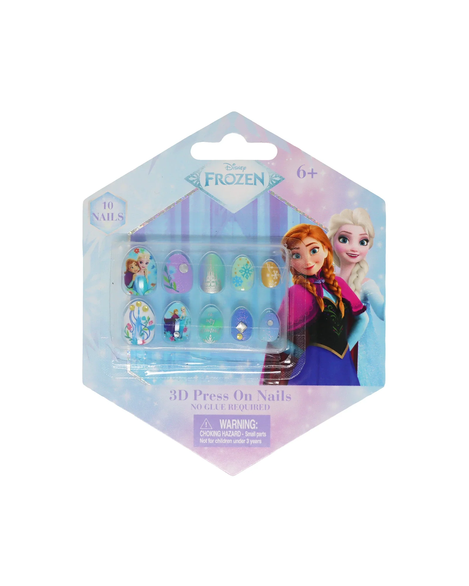 Disney Frozen 3D Press On Nails - Assorted - Image 6