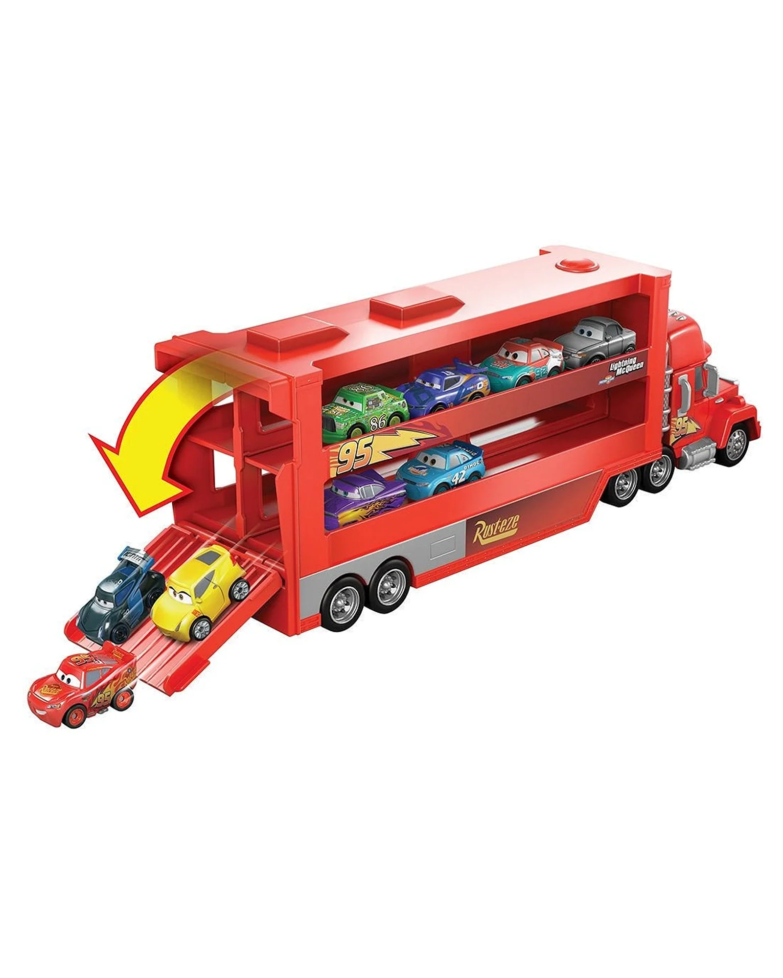 Disney Pixar Cars Mack Mini Racers Hauler - Image 2