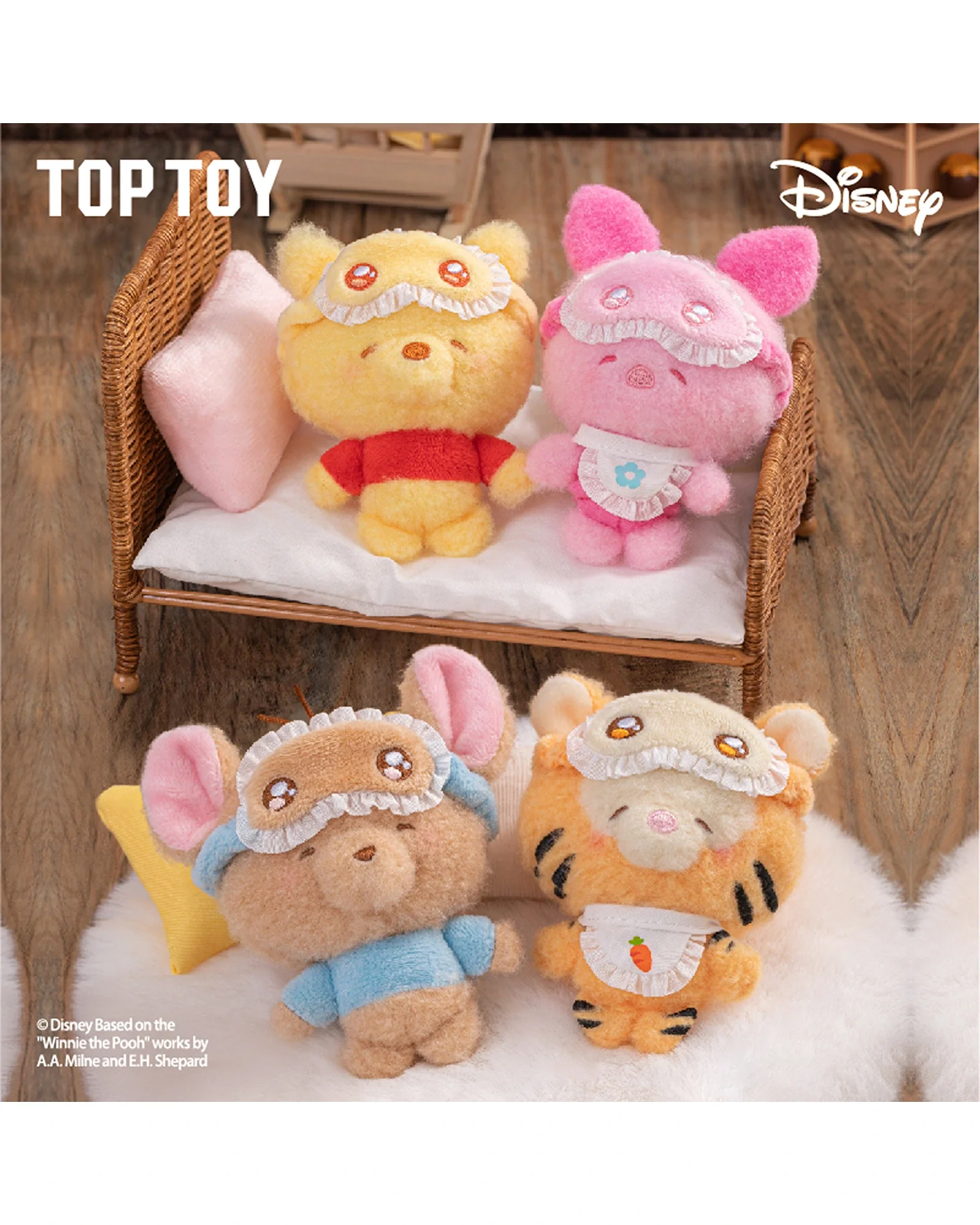 Disney Squinting Sleepwear Series Plush Pendant Blind Box - Image 6