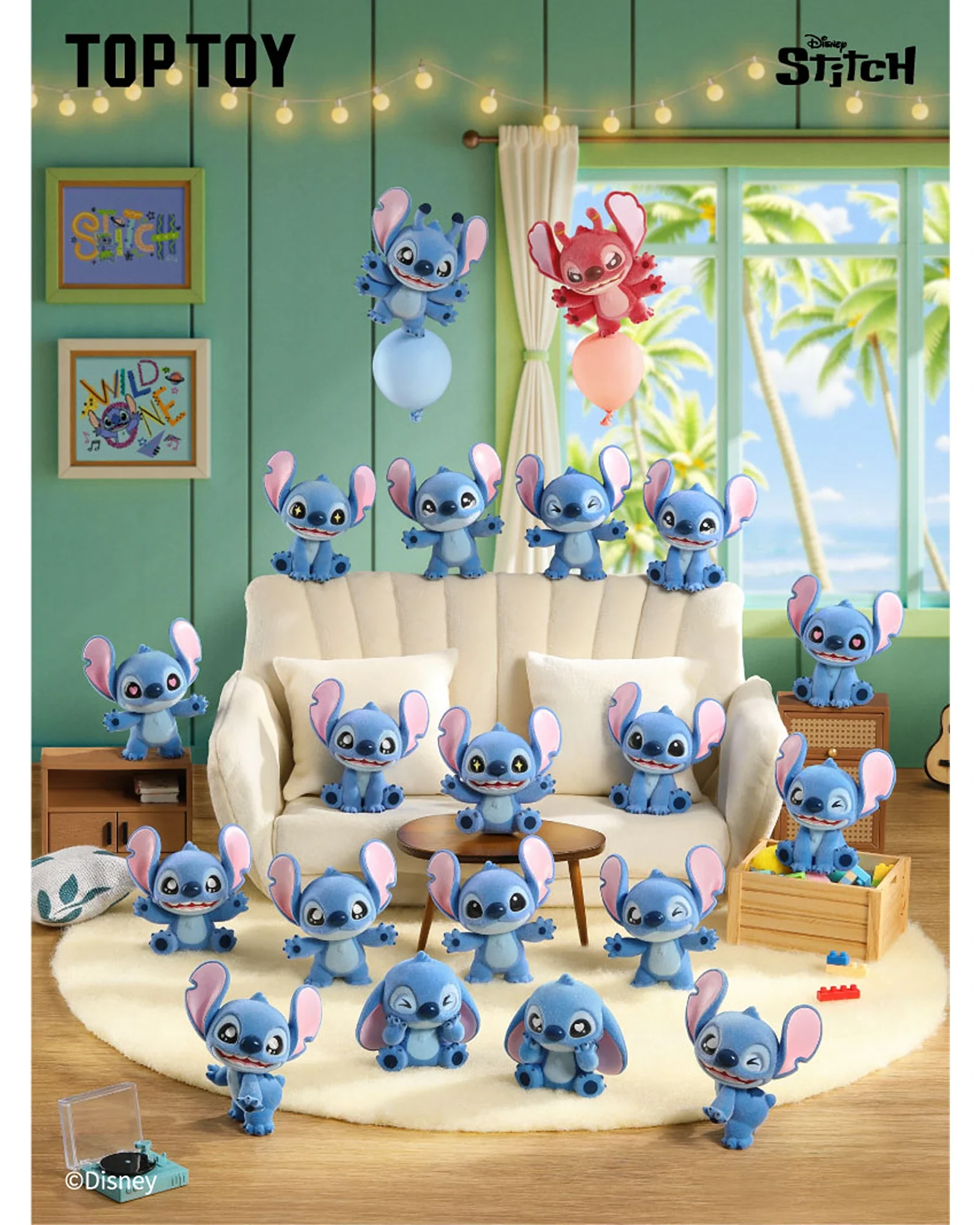 Disney Stitch Mini Fluffy Series Figures Surprise Bag - Image 6