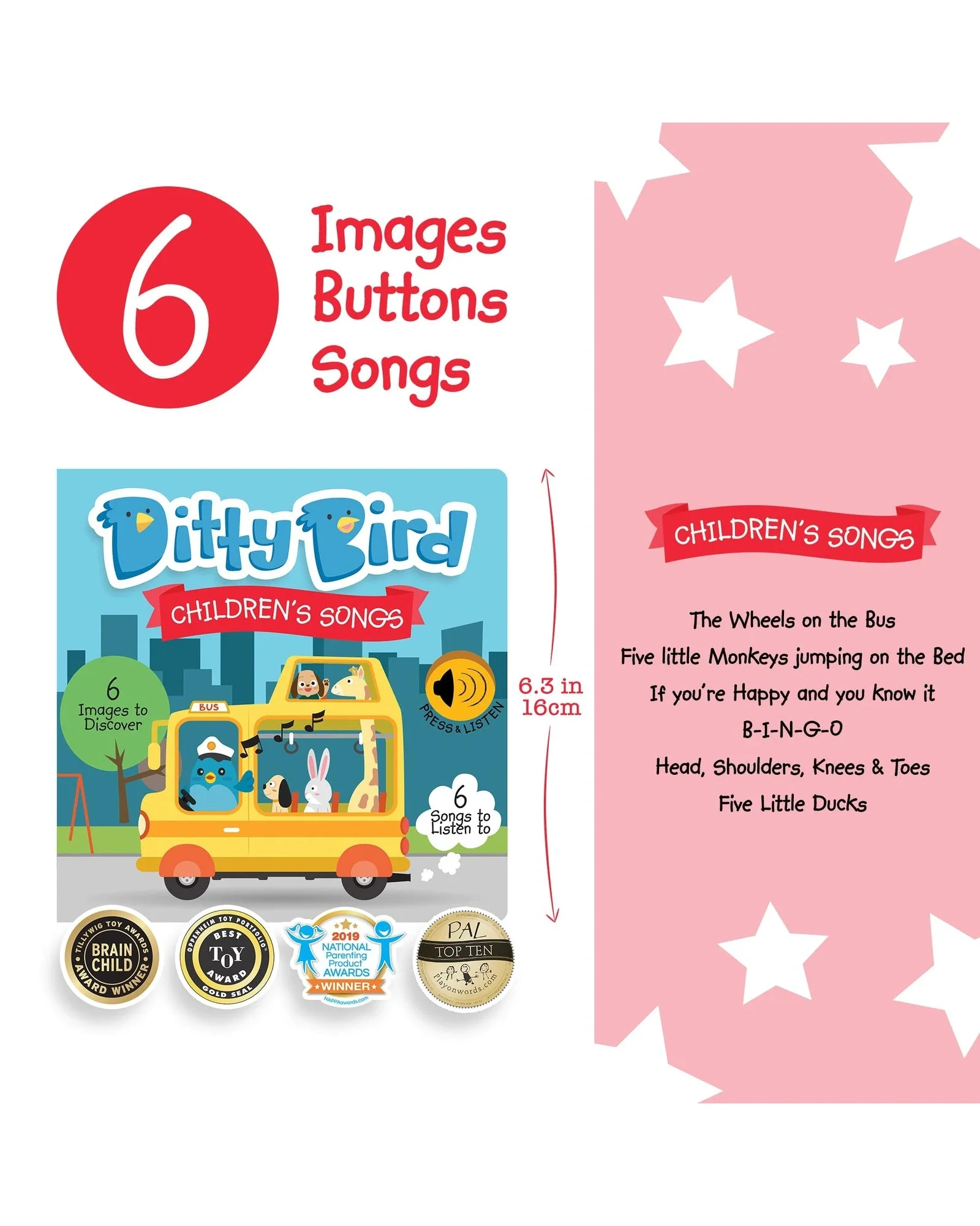 Children's Songs Board Book - Image 2