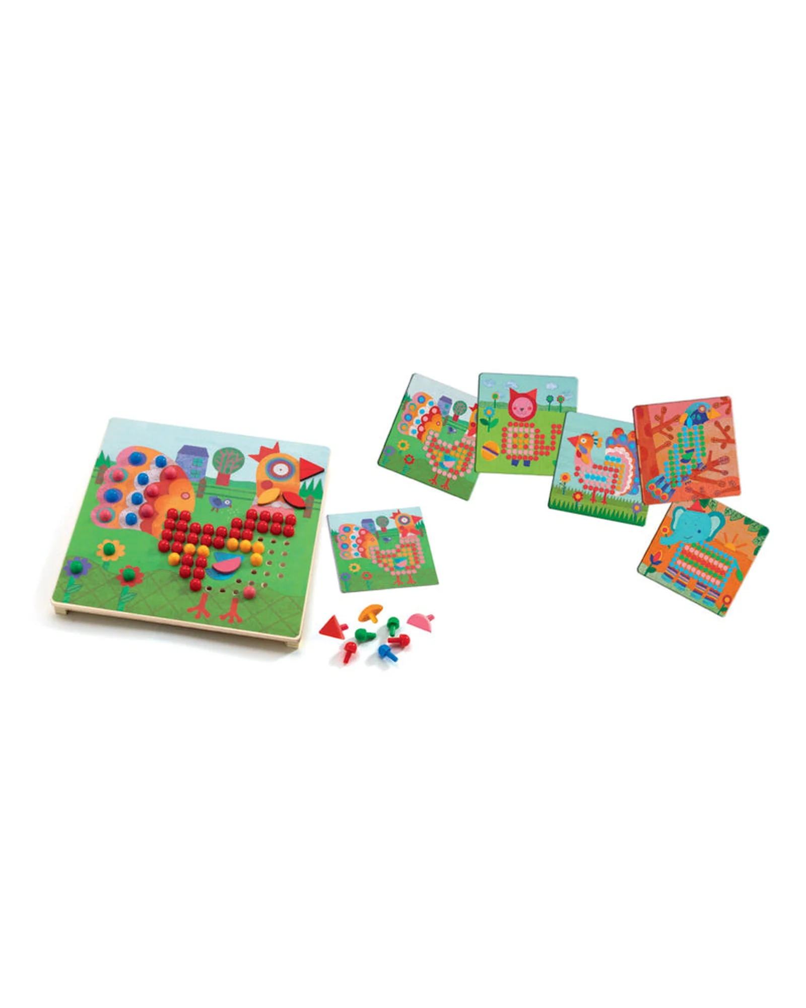 Djeco Animo Mosaico Peg Board - Image 2