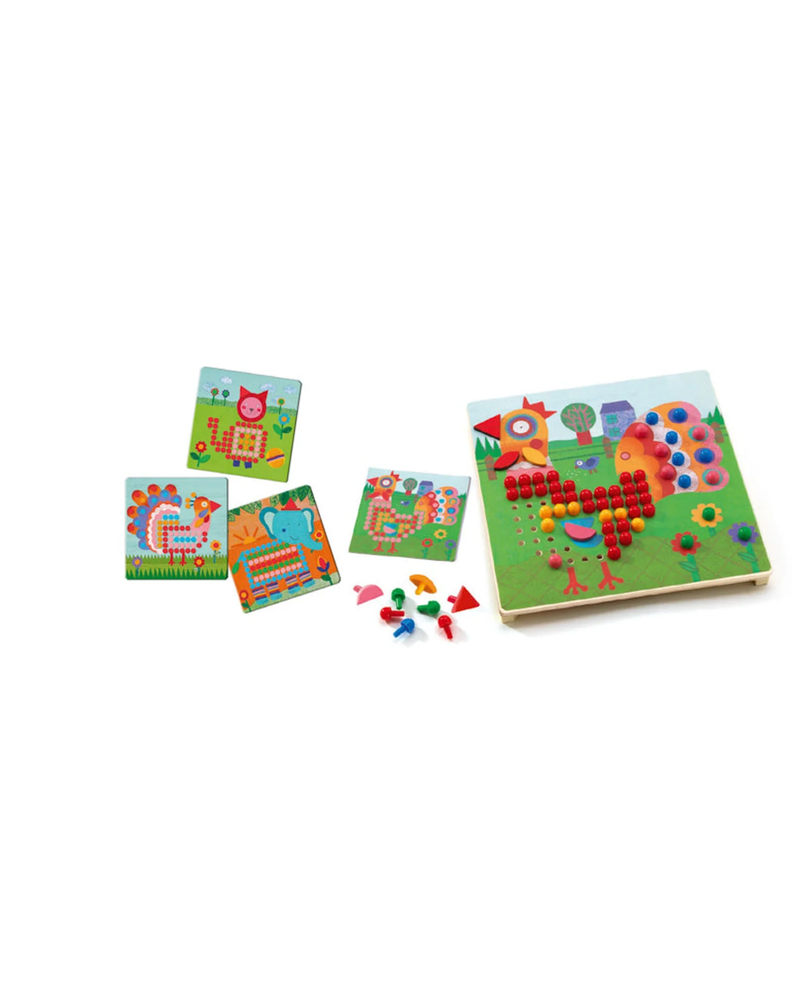 Djeco Animo Mosaico Peg Board - Image 4