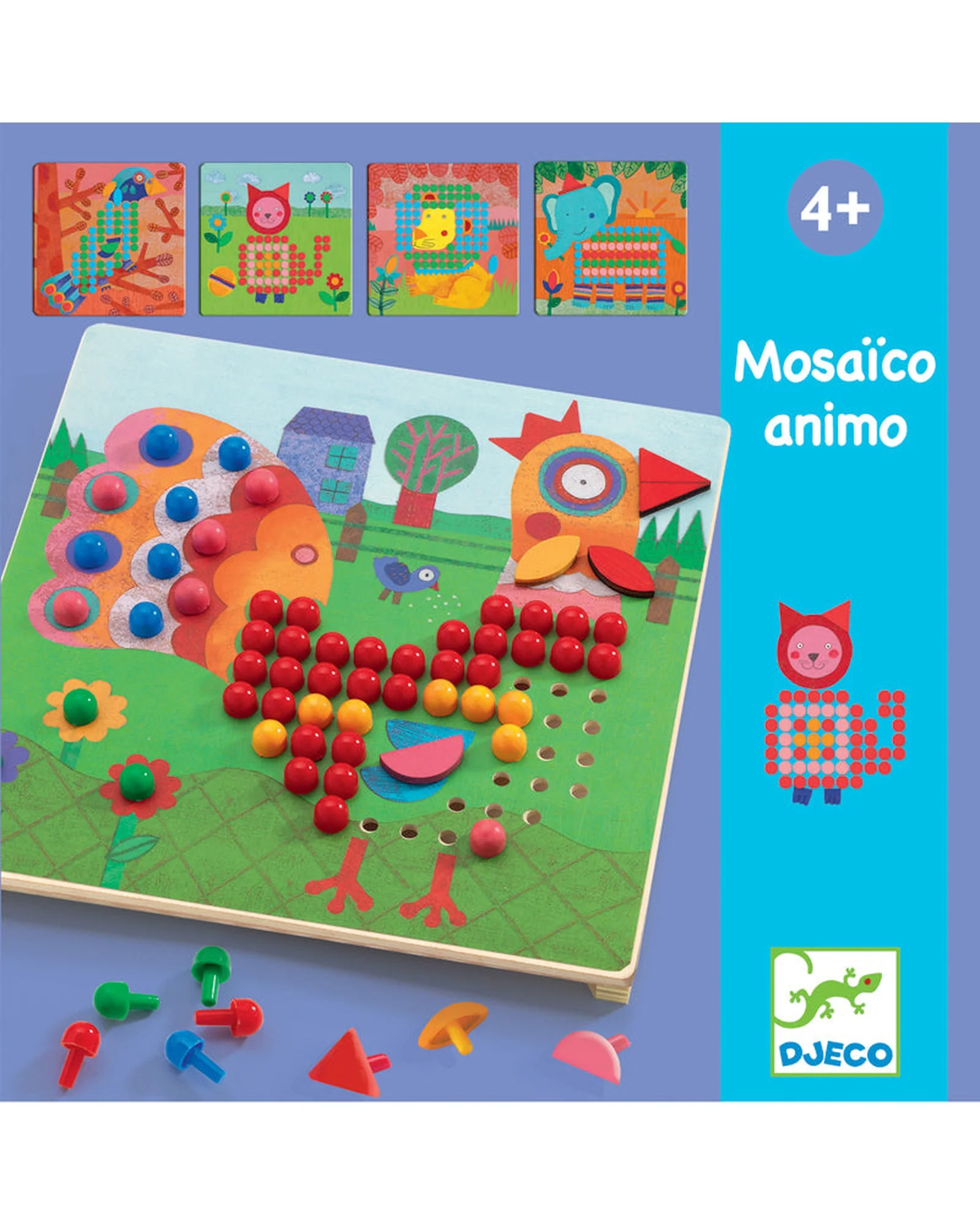 Djeco Animo Mosaico Peg Board - Image 5