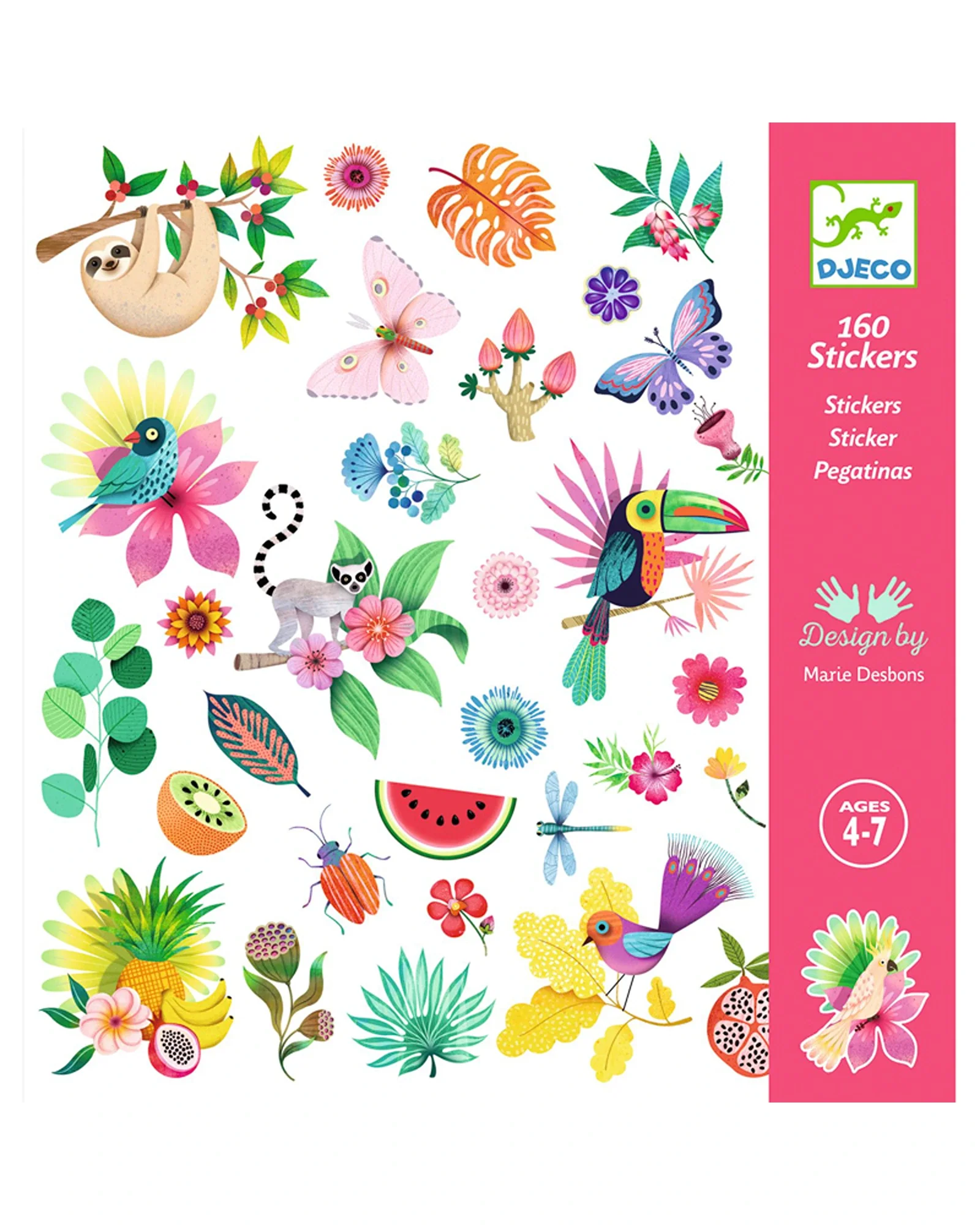Djeco Stickers Paradise 160 - Image 5