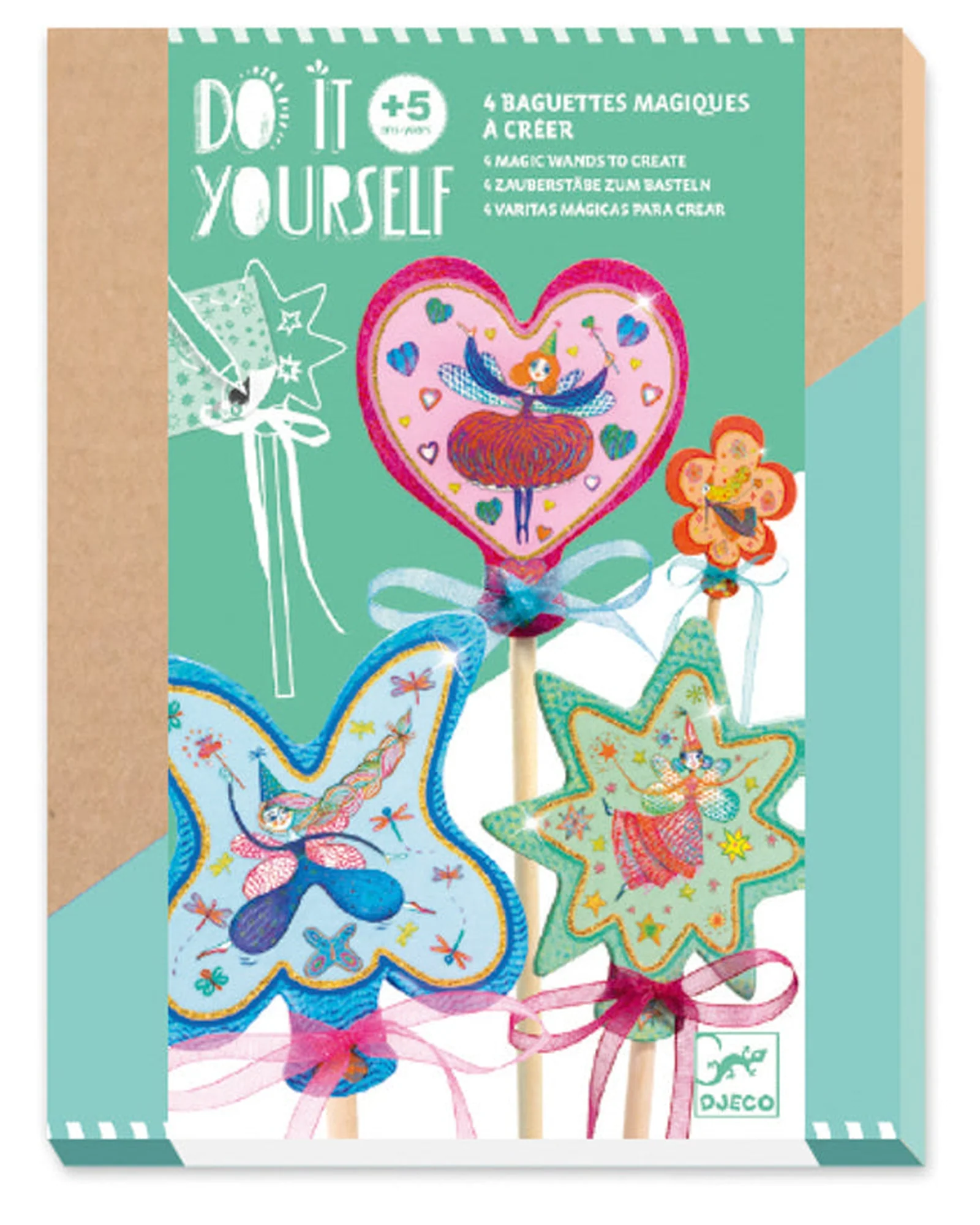 Djeco Do It Yourself Little Fairy Wands - Image 21