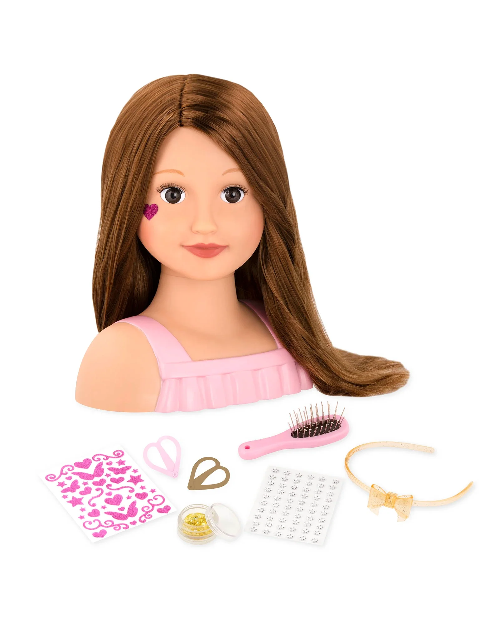 Doll Bust, Brunette, Talia