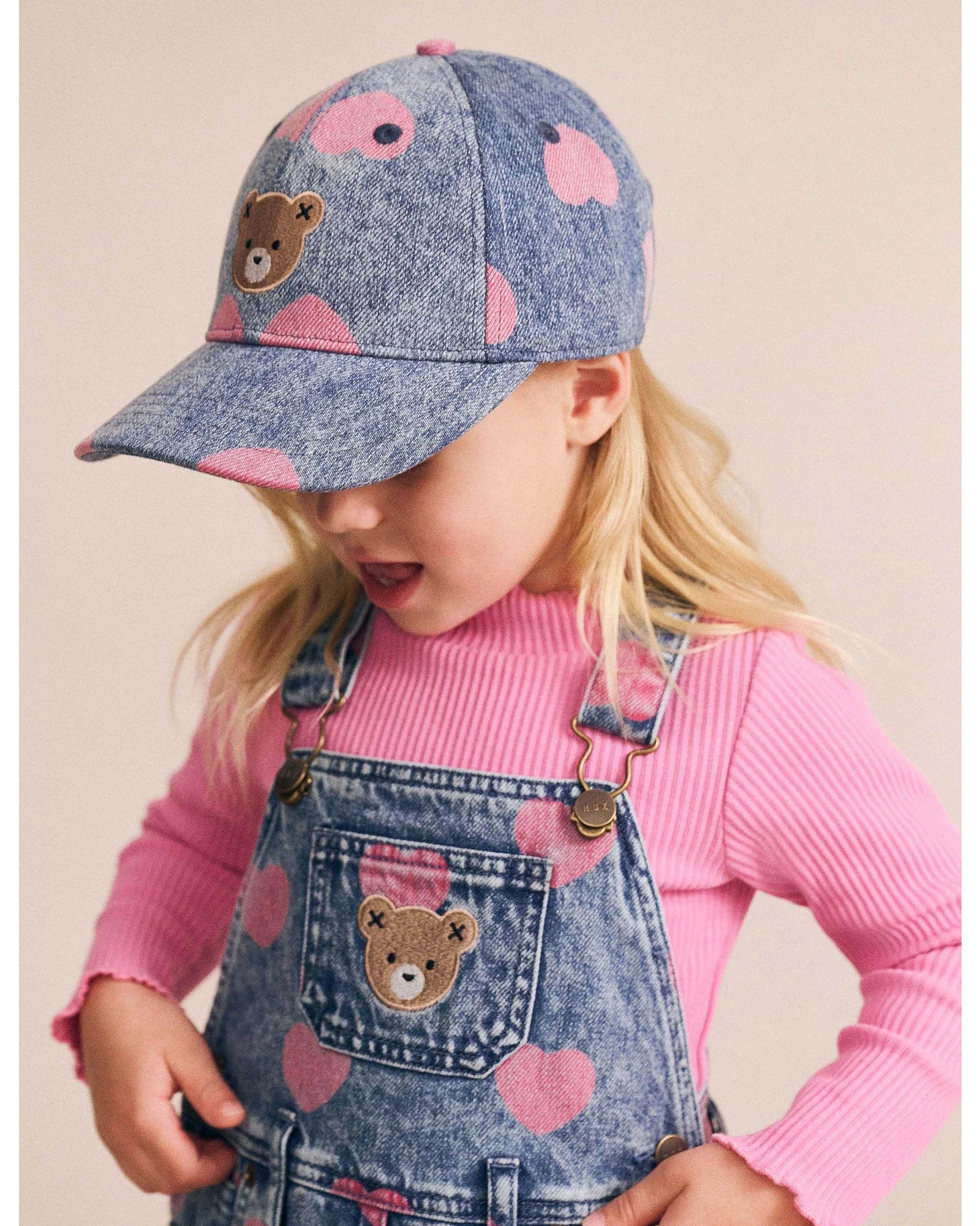 Dreamy Denim Hearts Pinafore - Image 7
