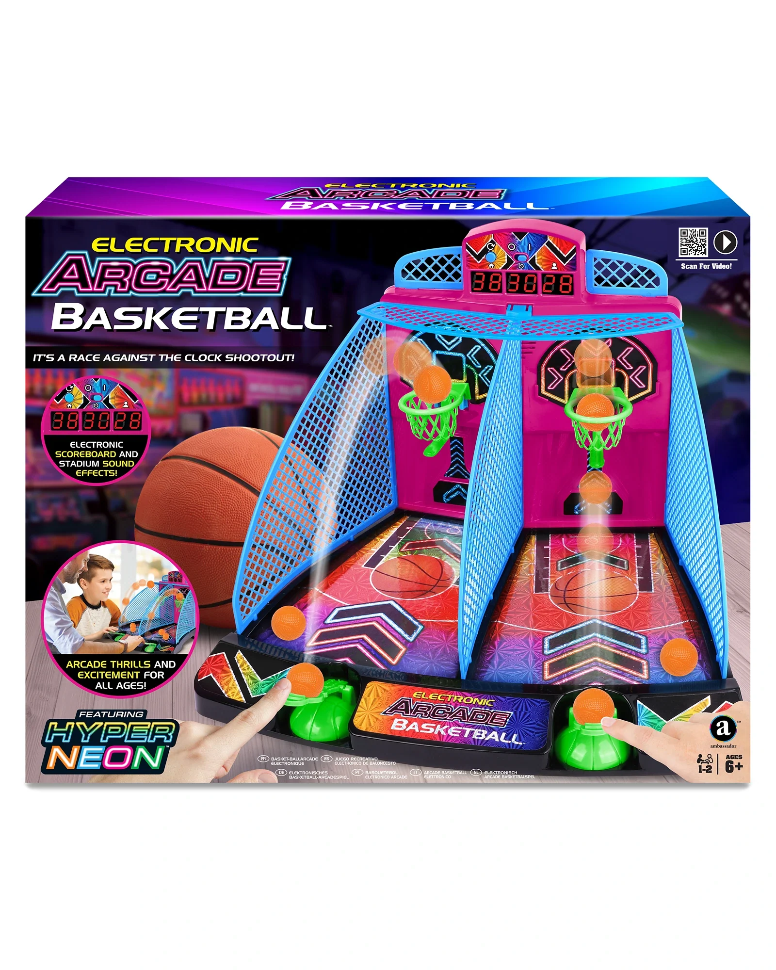 Electronic Arcade Basketball (Hyper Neon Series) - Image 4