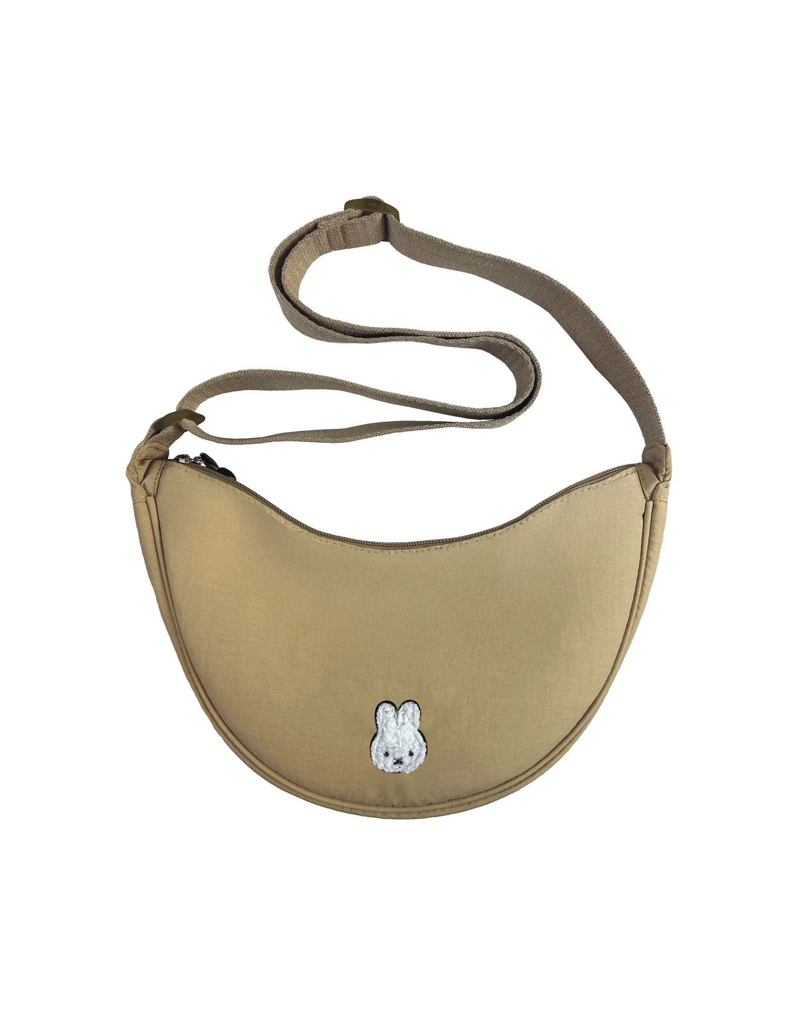 Engelite Miffy Crescent Crossbody Bag - Cream