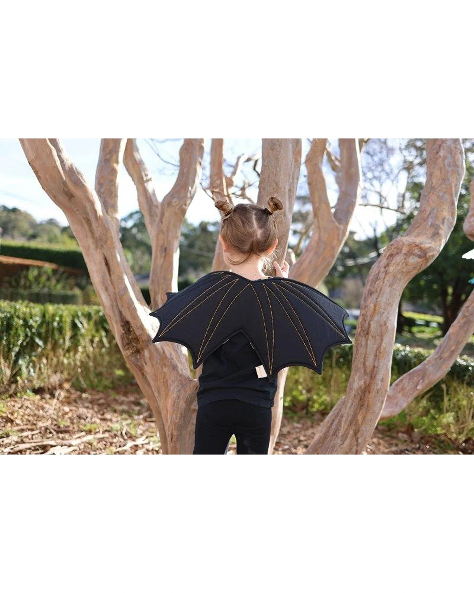 Fabelab - Dress up - Wings - Bat Black, 65 cm - Image 2
