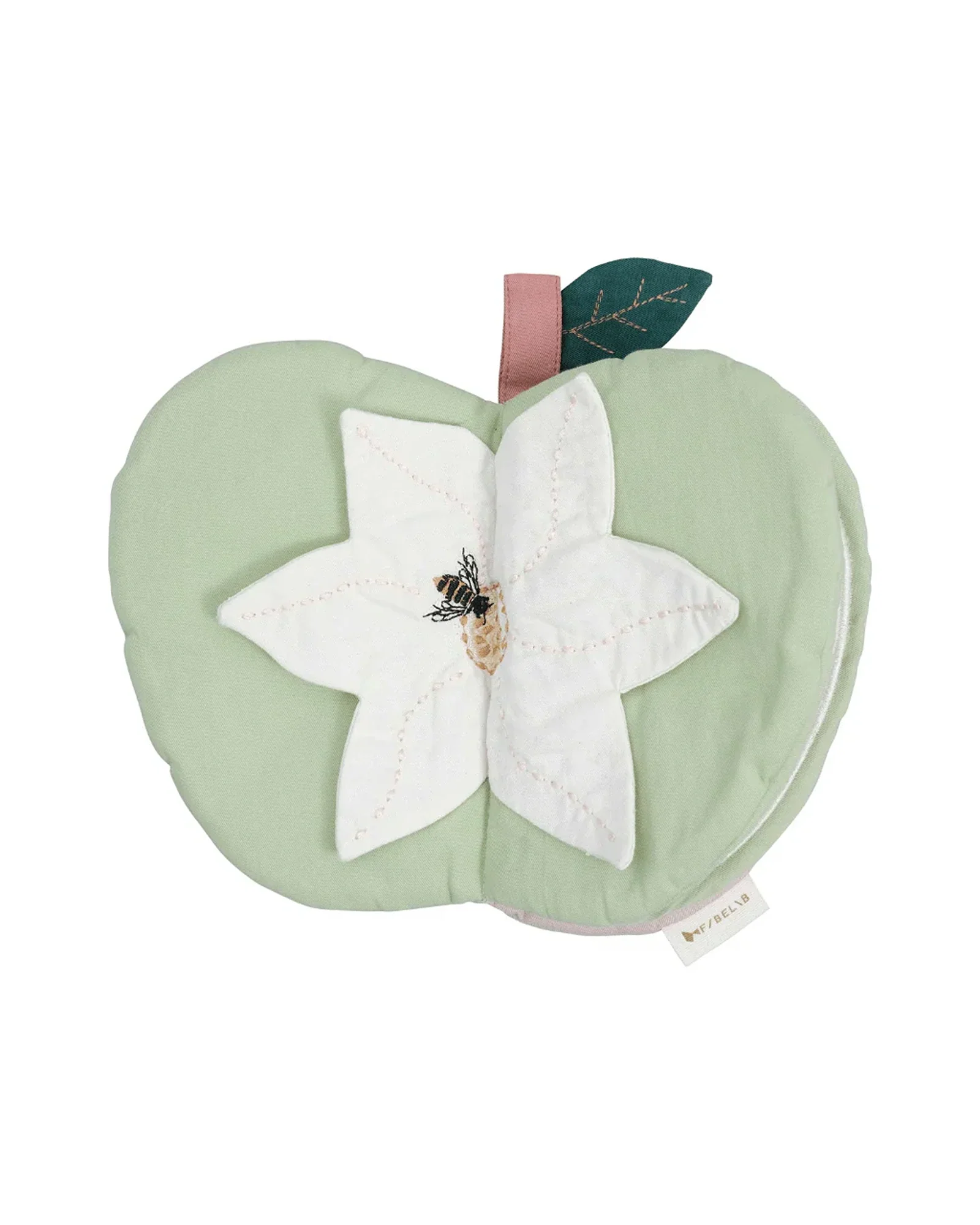 Fabelab - Fabric Book - Green Apple, 22 cm