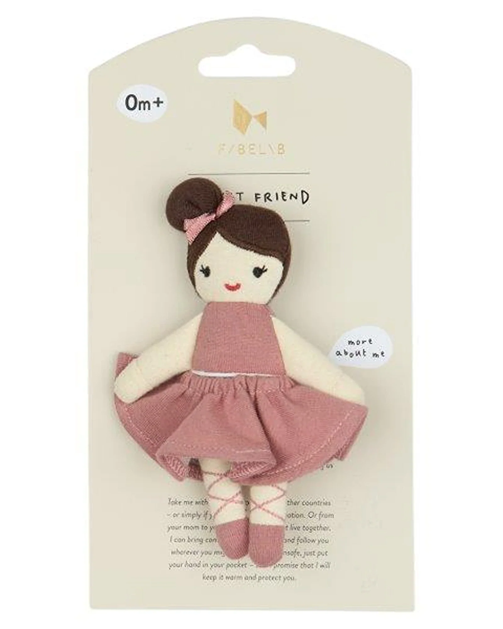 Fabelab Pocket Friend, Ballerina, 14 cm - Image 4