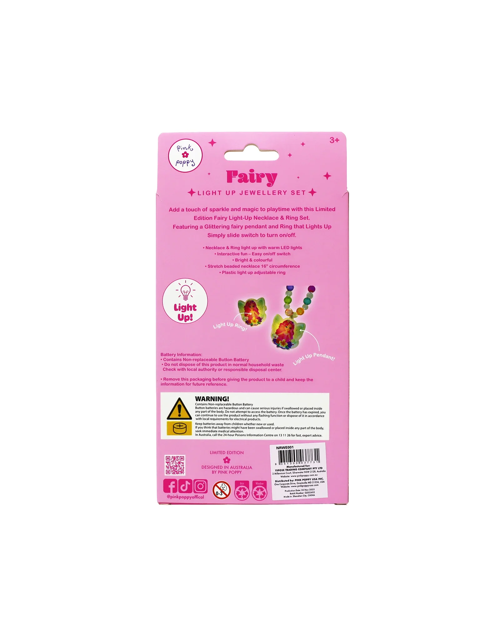 Fairy Magic Light Up Necklace & Ring Set - Image 11