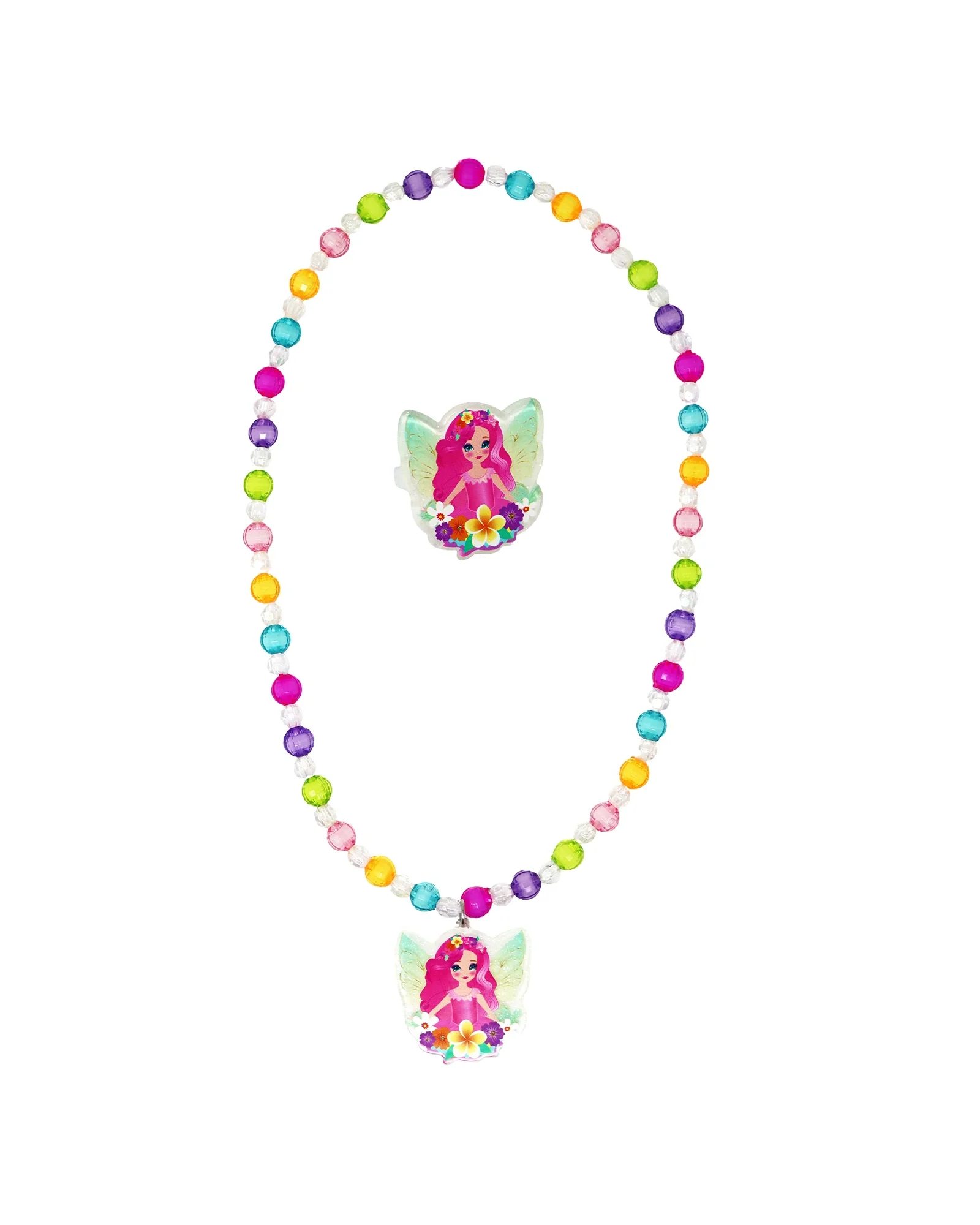 Fairy Magic Light Up Necklace & Ring Set - Image 2