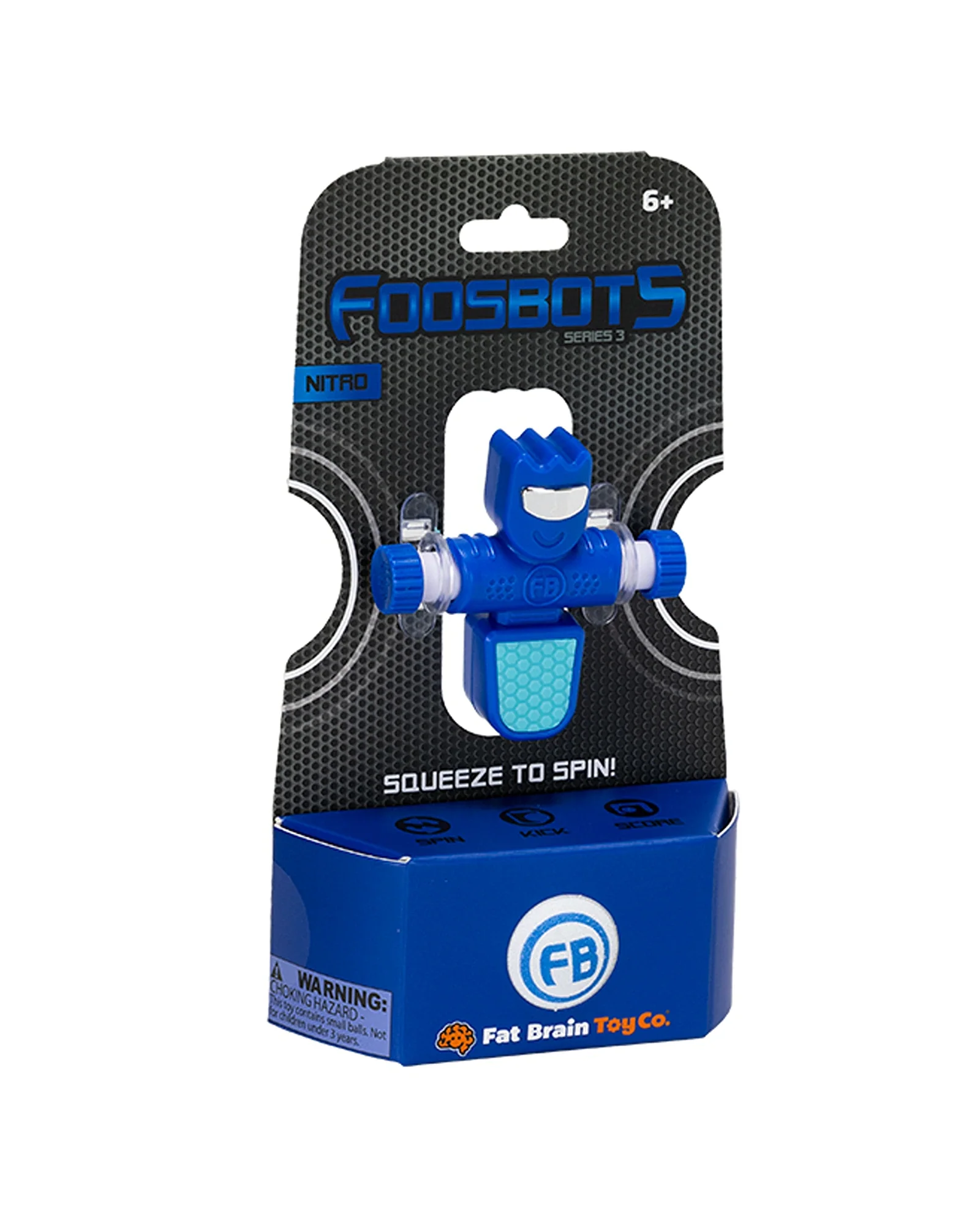 Fat Brain Toys Foosbots Series 3 - Nitro (navy) - Image 2