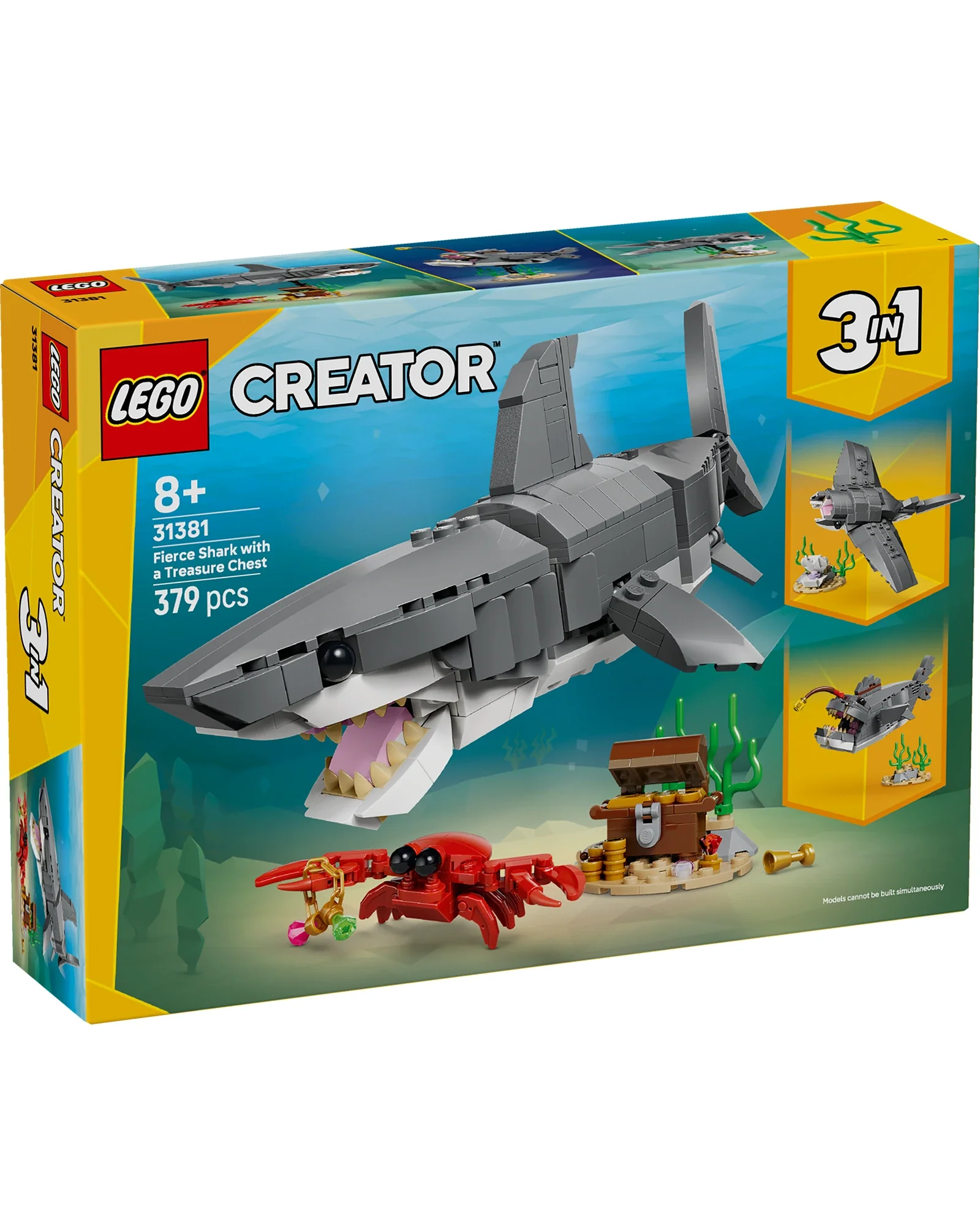 31381 Fierce Shark with a Treasure Chest
