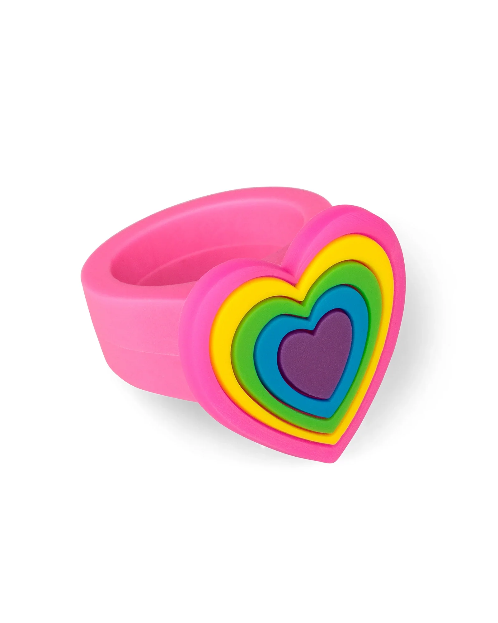 Rainbow Chunky Ring - Assorted - Image 2