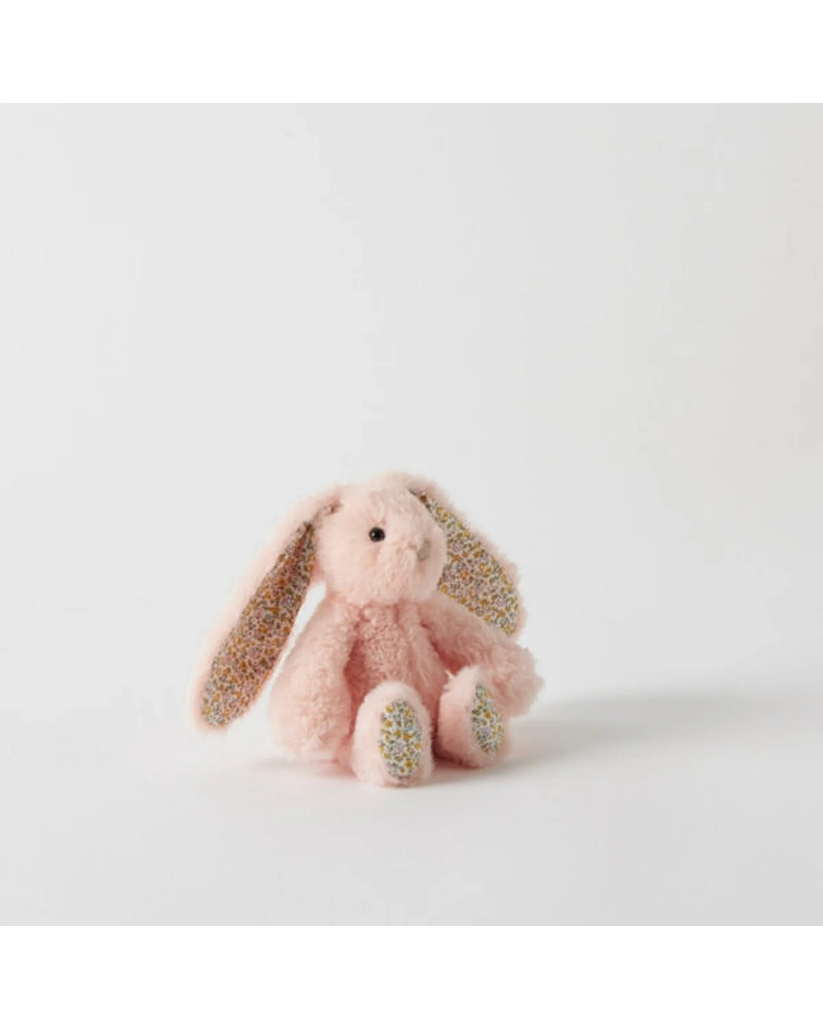Floral Peach Bunny Rattle - Image 3