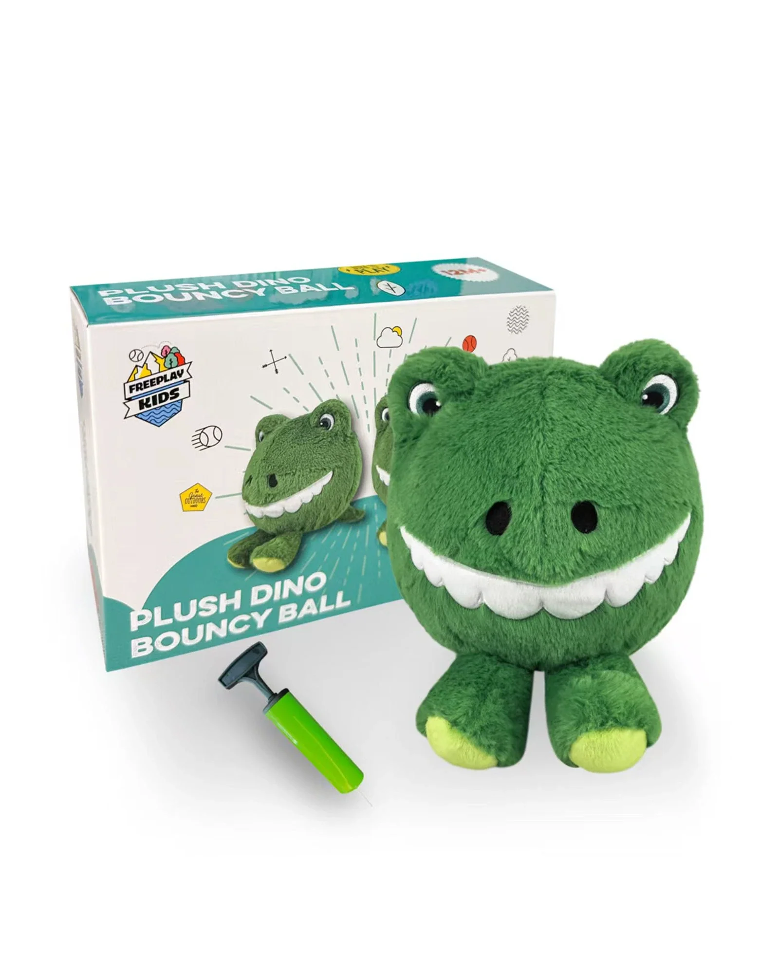 Plush Dino Bouncy Ball