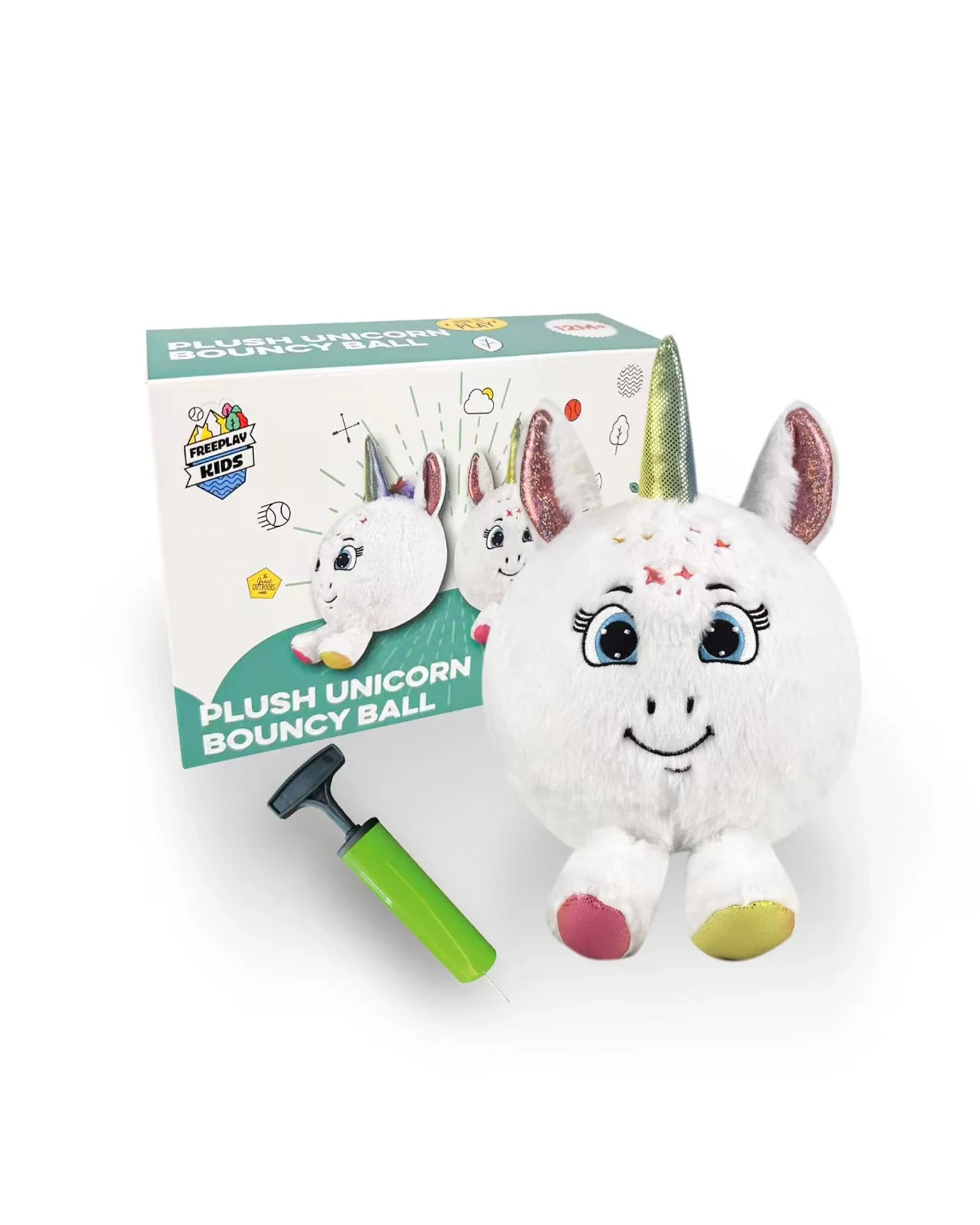 Plush Unicorn Bouncy Ball - Image 2