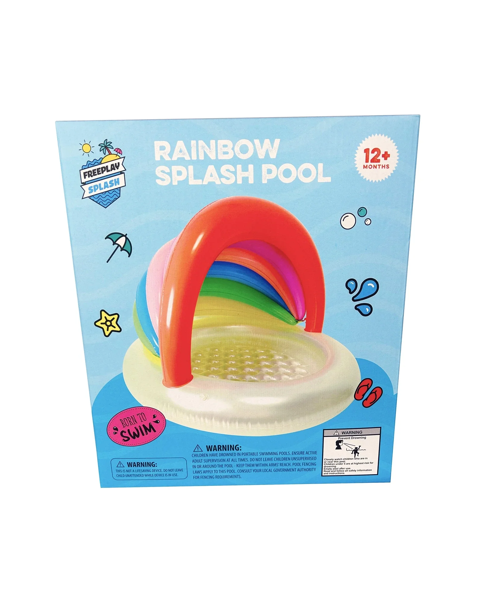 Rainbow Baby Splash Pool - Image 4