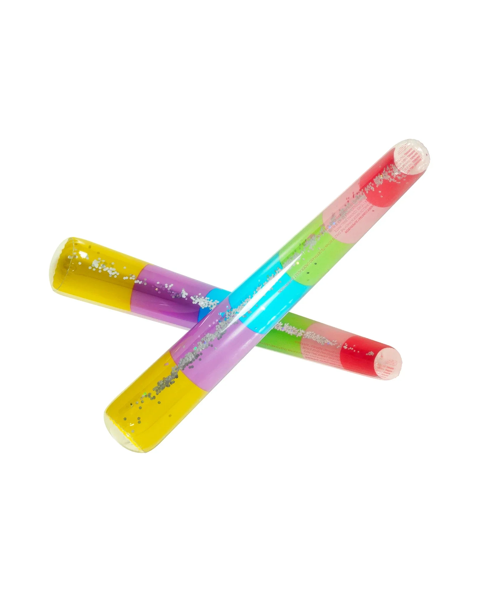 Rainbow Shimmer Pool Noodles- set of 2 - Image 2