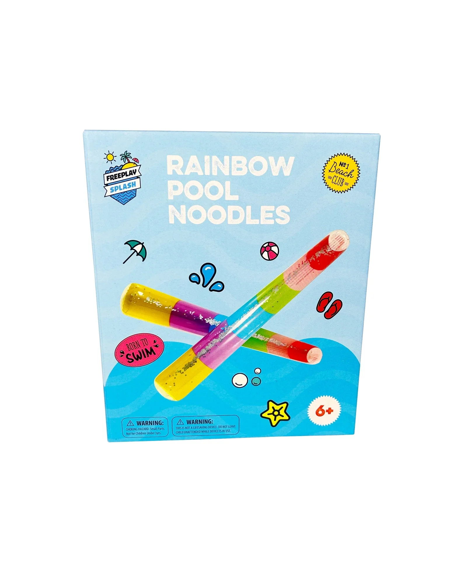 Rainbow Shimmer Pool Noodles- set of 2 - Image 6
